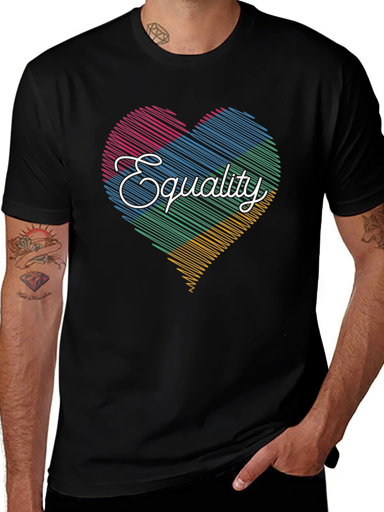 Equality Heart Graphic T-Shirt