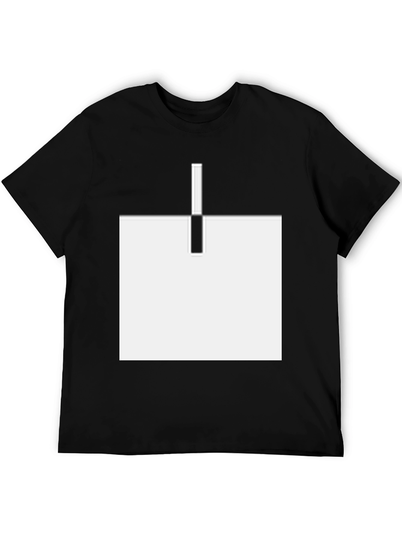 Abstract Square Graphic T-Shirt