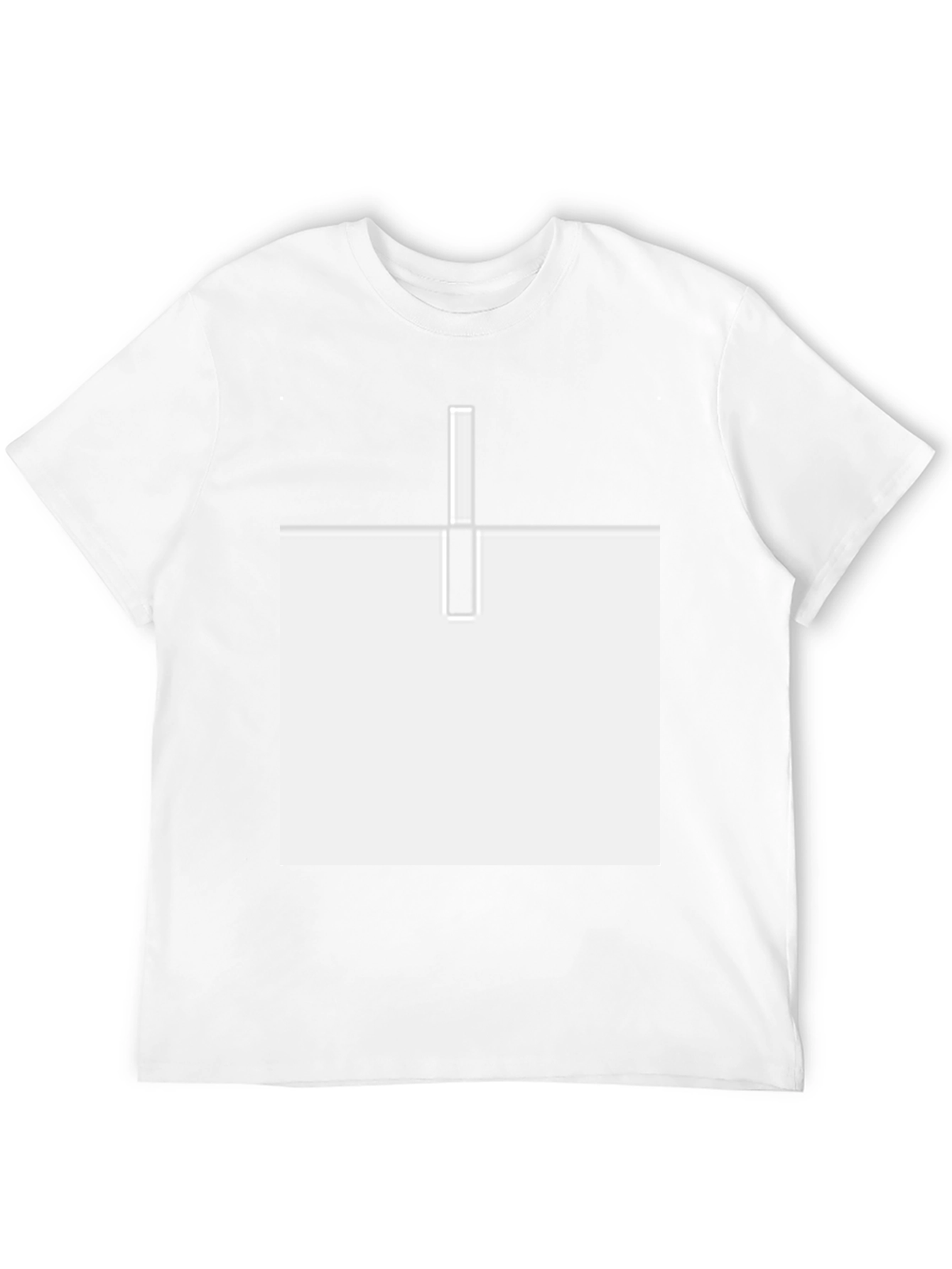 Abstract Square Graphic T-Shirt