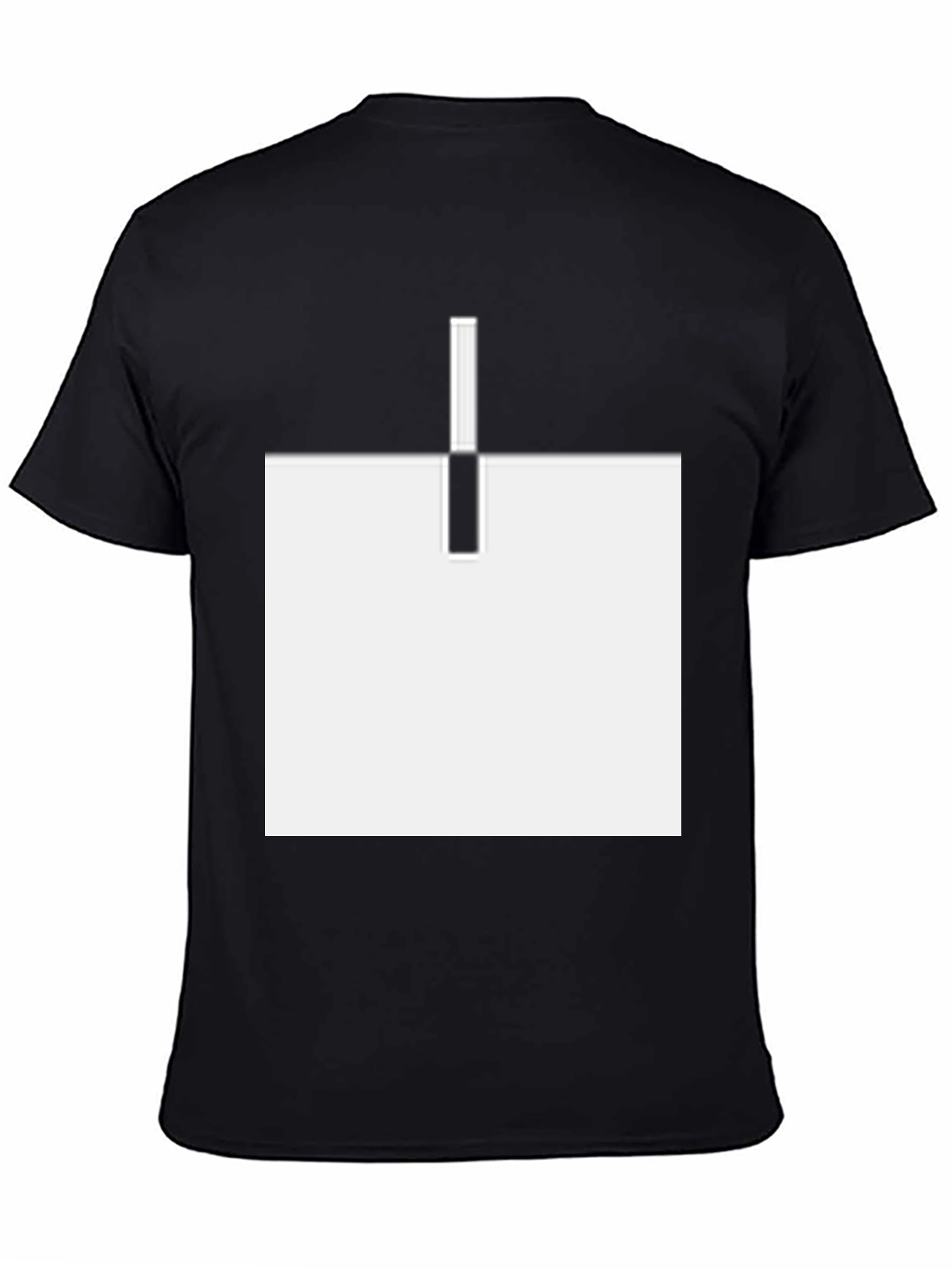 Abstract Square Graphic T-Shirt