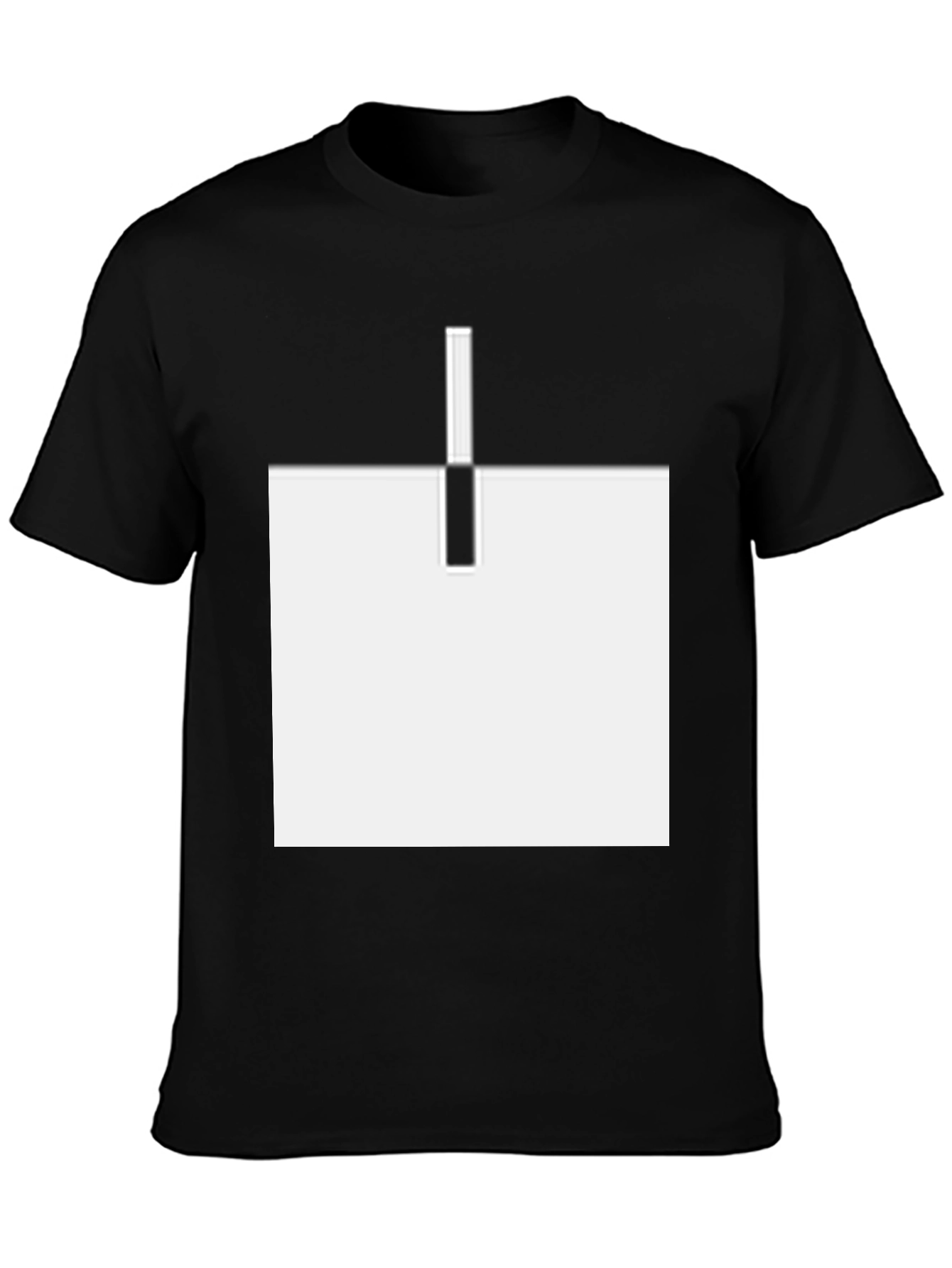 Abstract Square Graphic T-Shirt