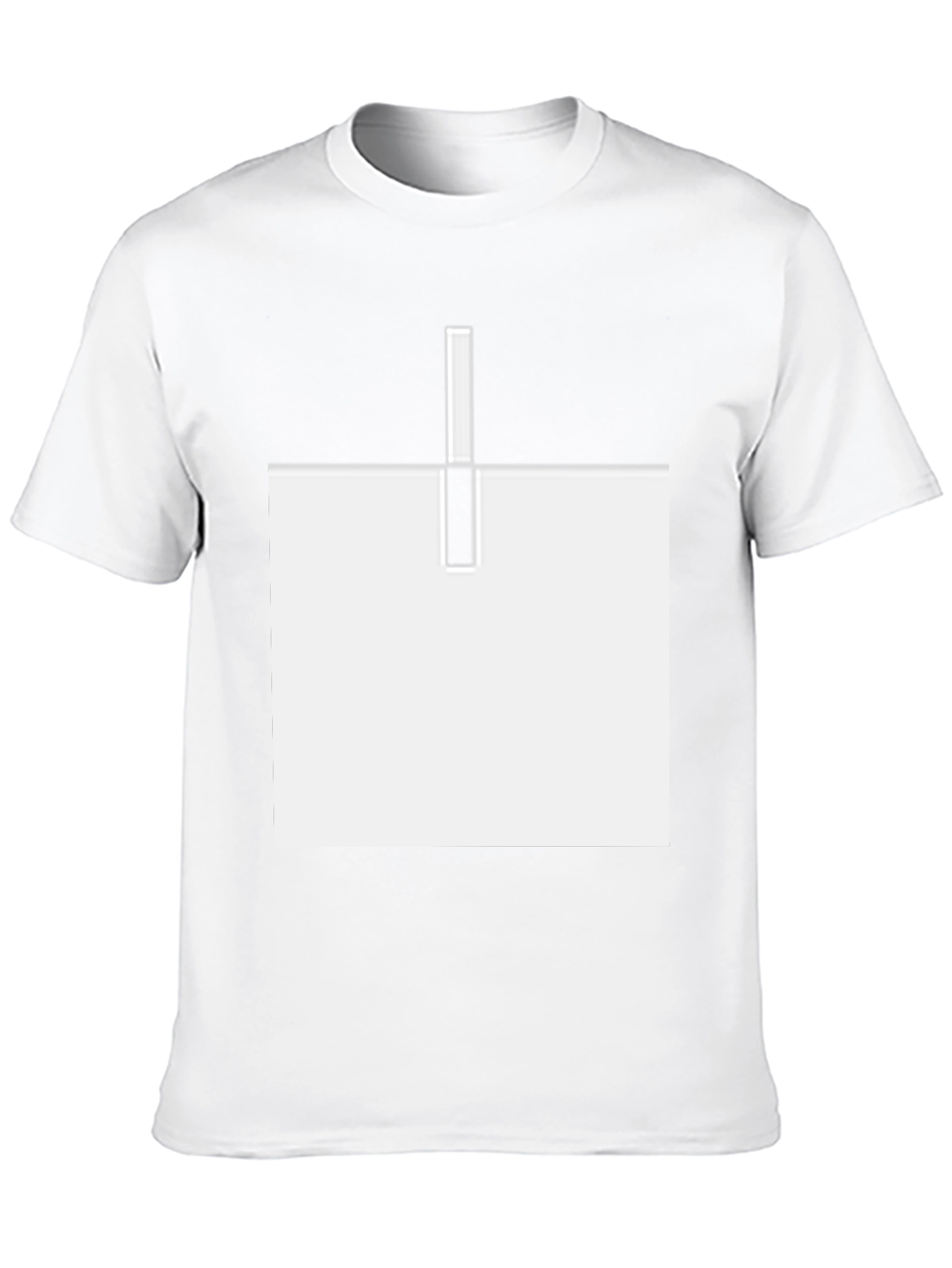 Abstract Square Graphic T-Shirt