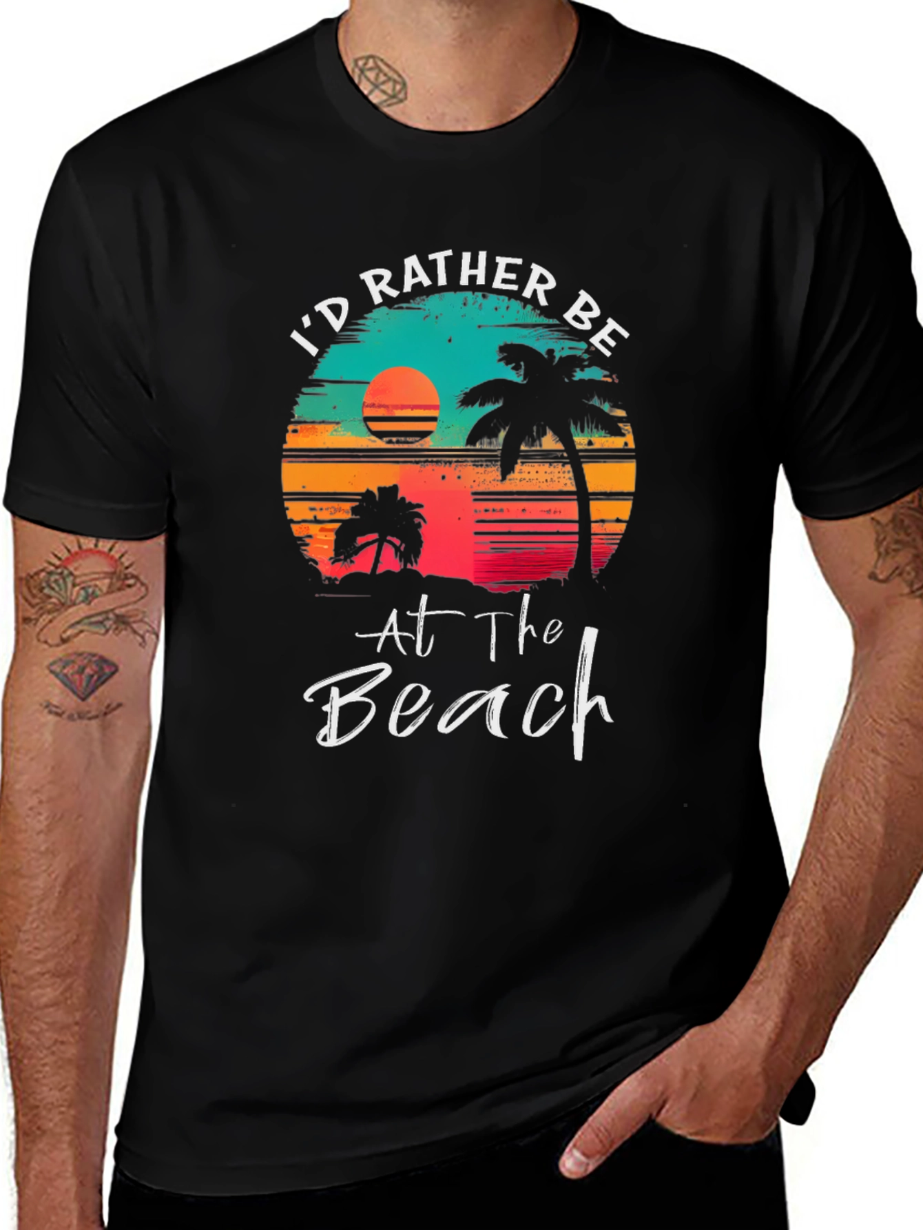 Id Rather Be at The Beach T-Shirt