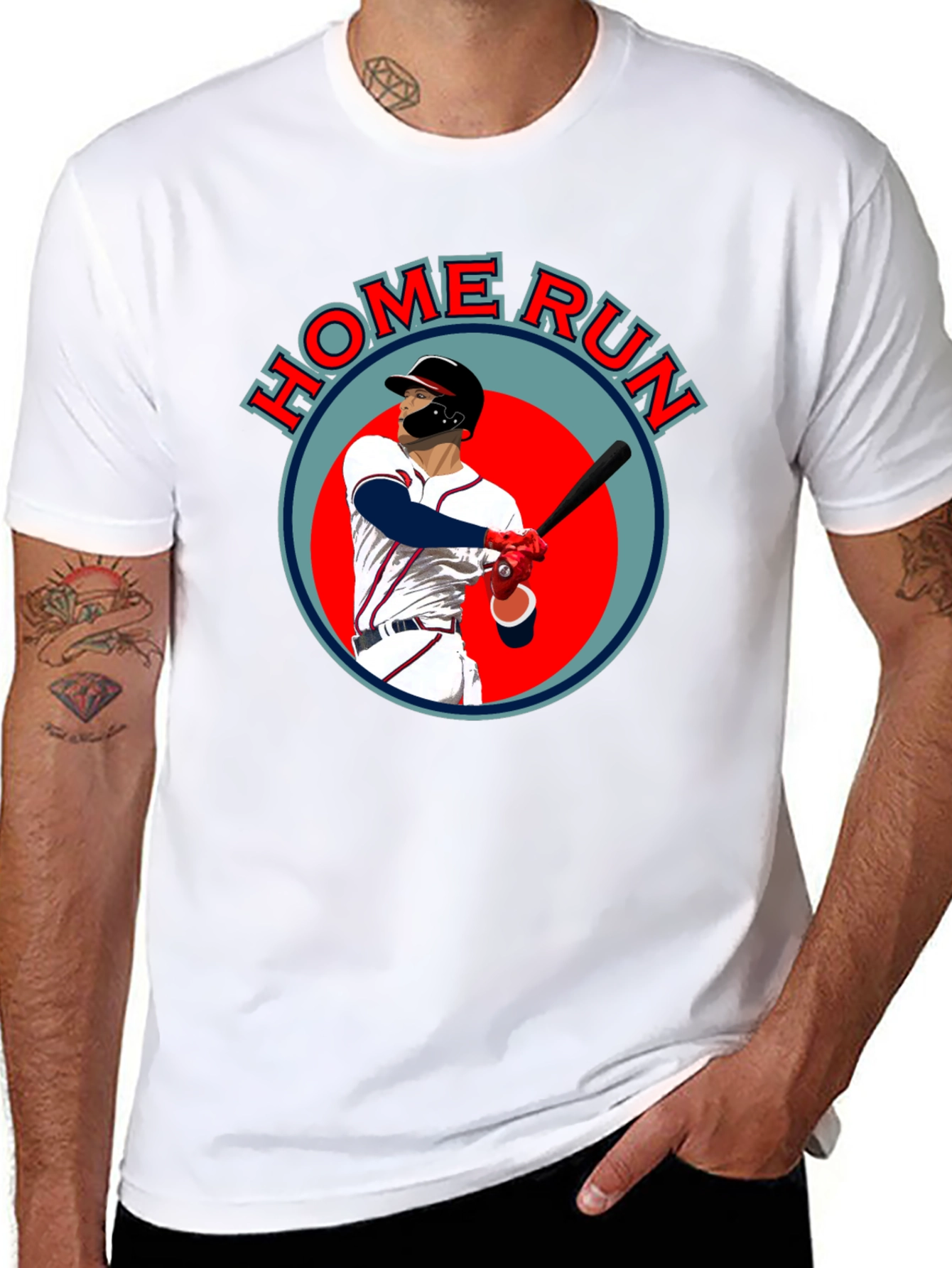 Home Run Baseball Graphic Tee