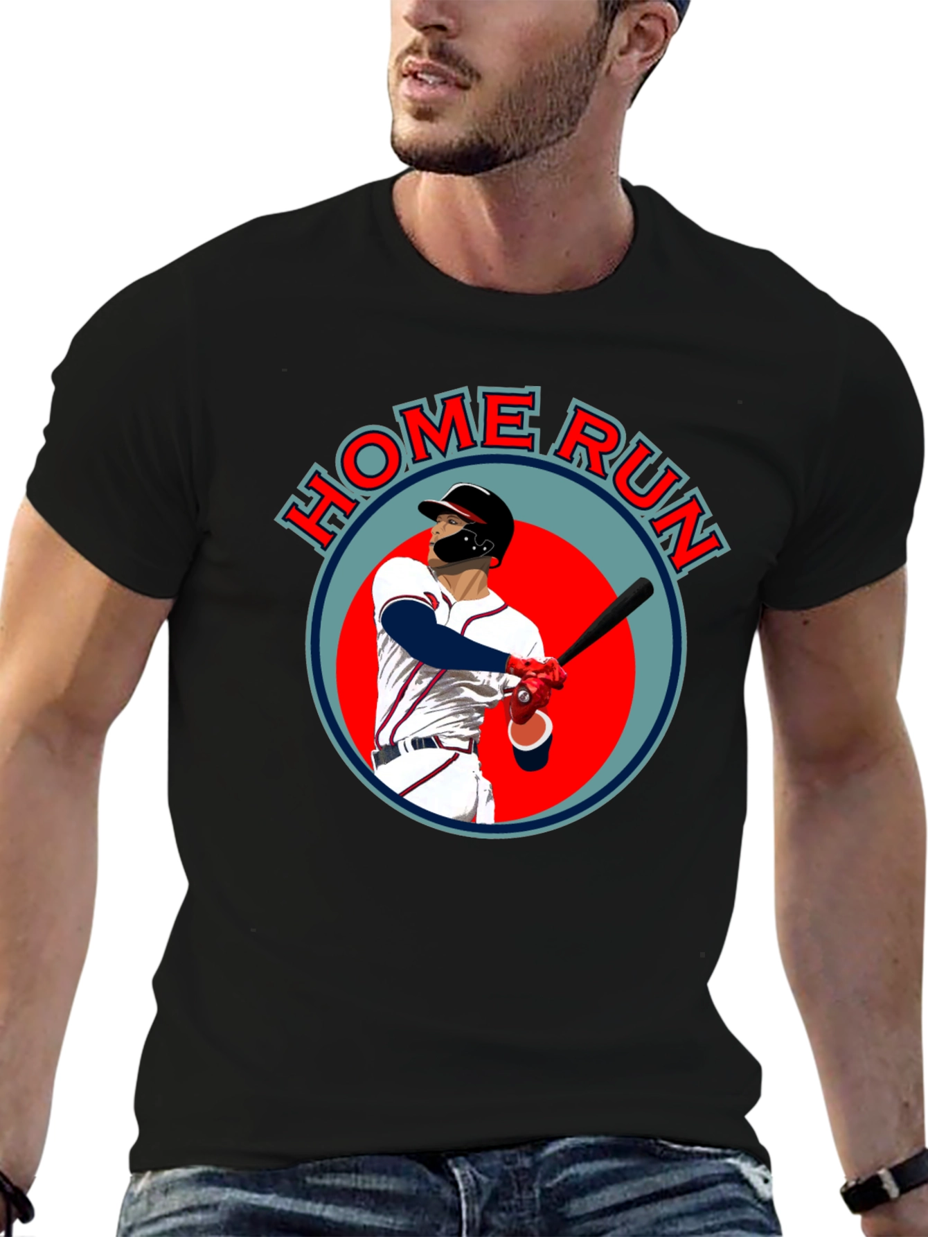 Home Run Baseball Graphic Tee
