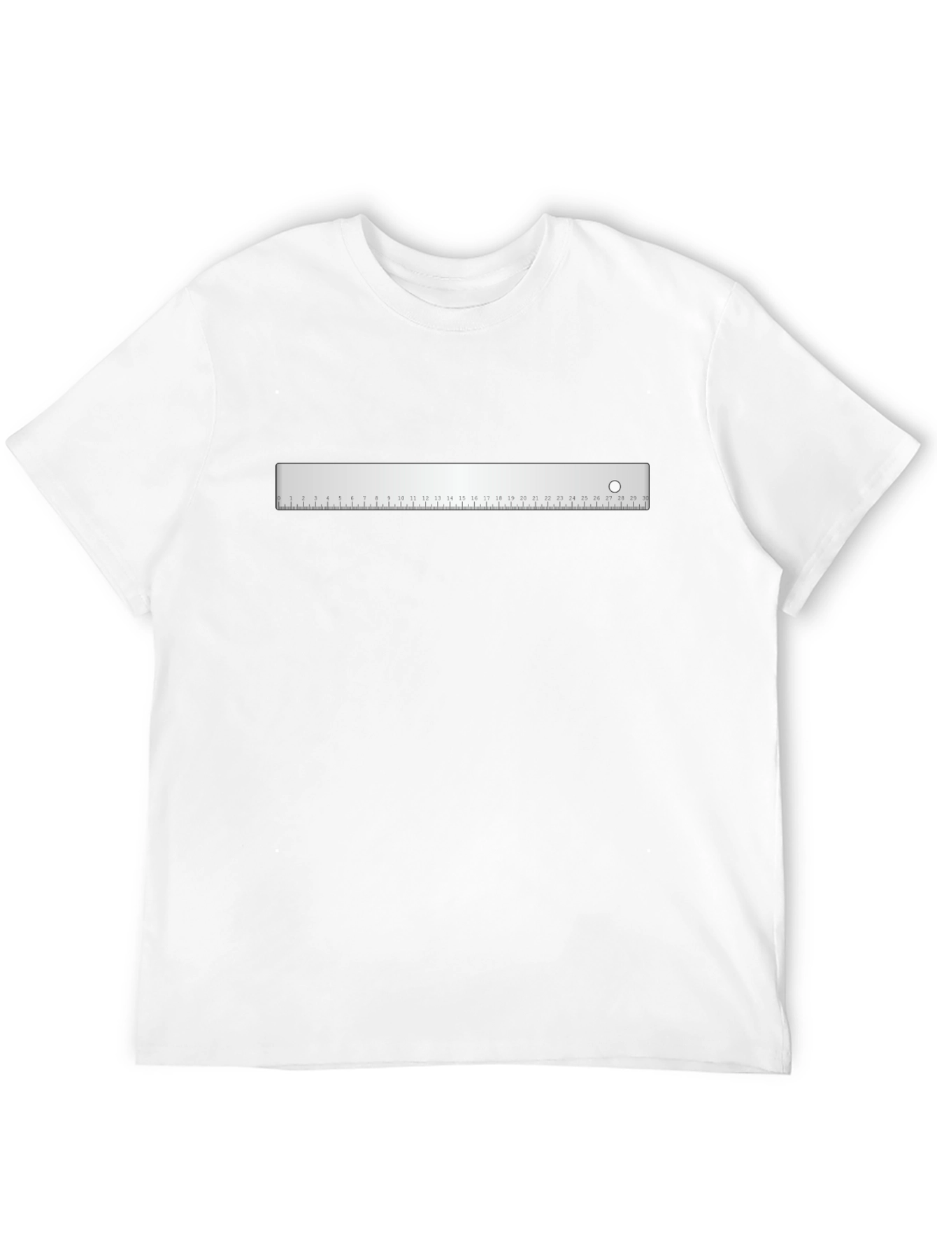 Ruler Graphic T-Shirt - Measure Up Your Style!