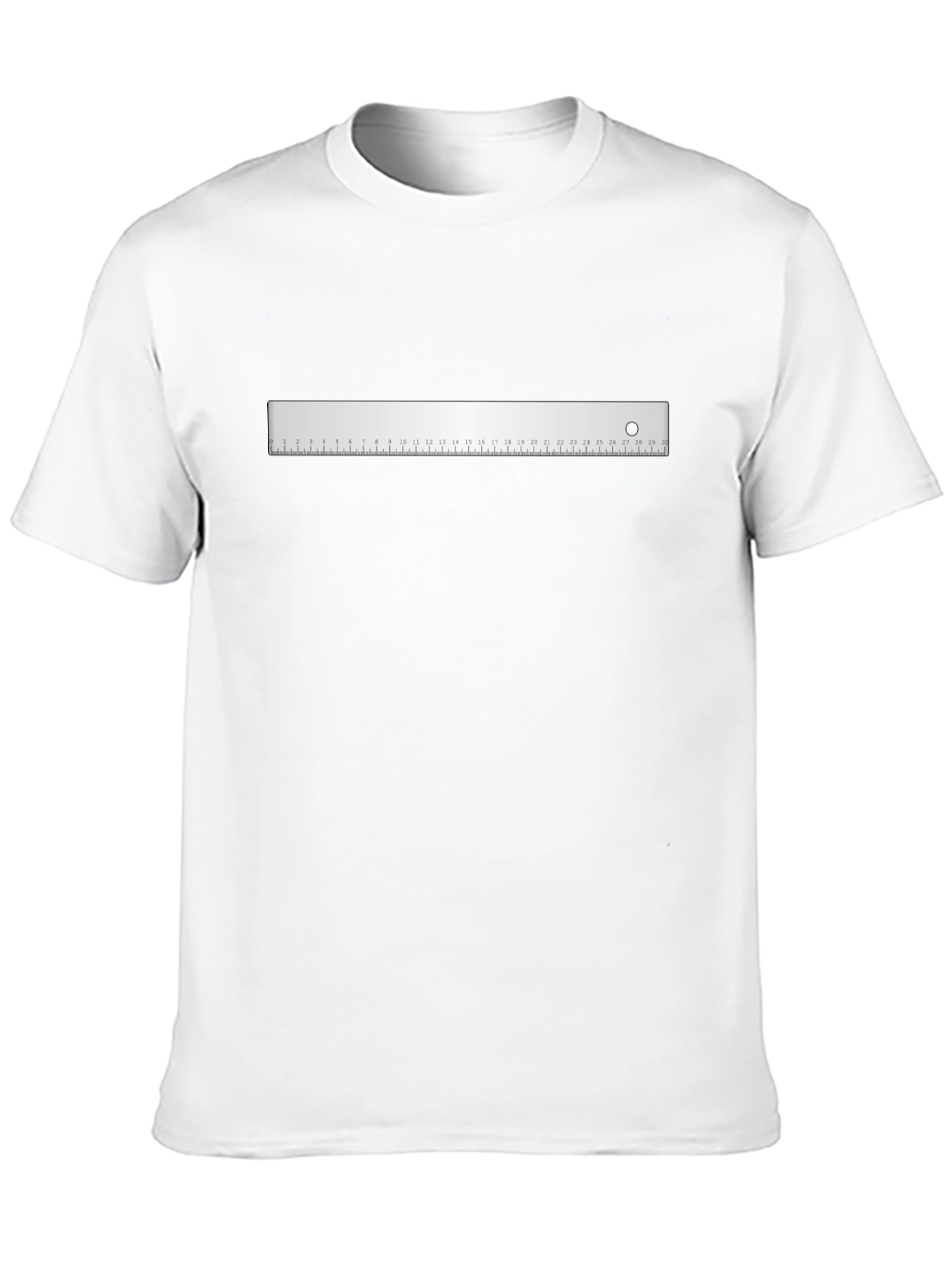 Ruler Graphic T-Shirt - Measure Up Your Style!
