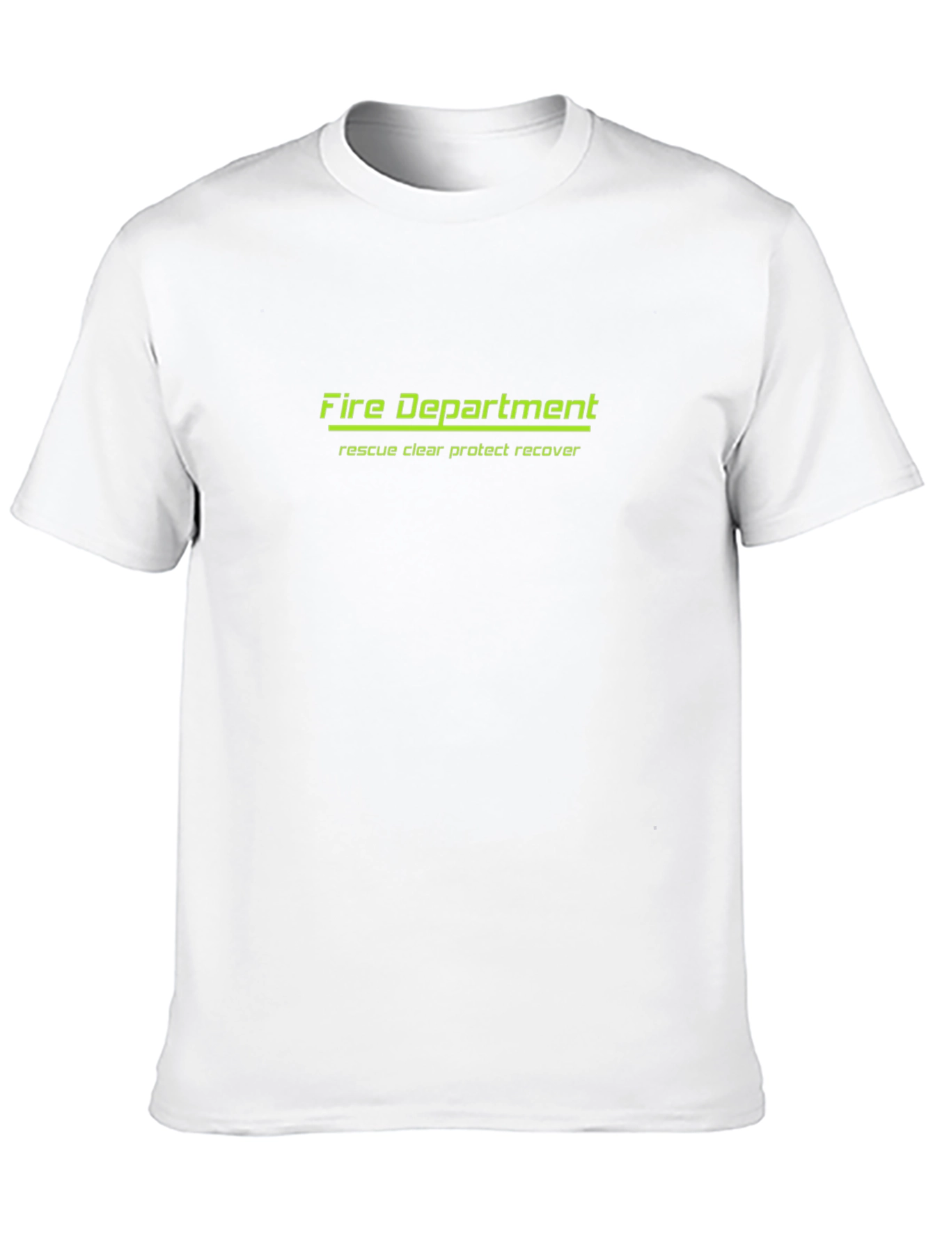 Fire Department T-Shirt - Rescue Clear Protect Recover