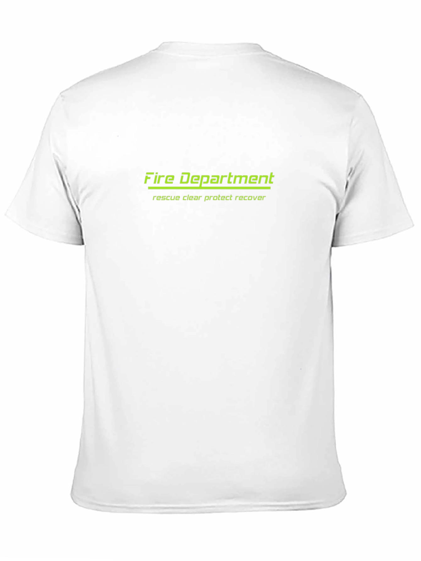 Fire Department T-Shirt - Rescue Clear Protect Recover