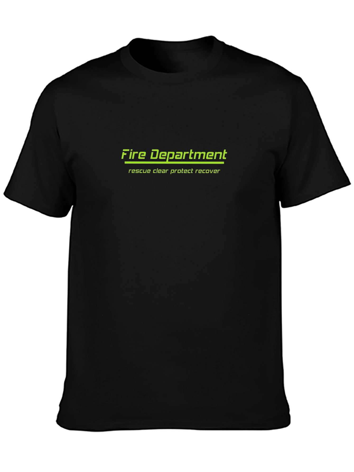 Fire Department T-Shirt - Rescue Clear Protect Recover