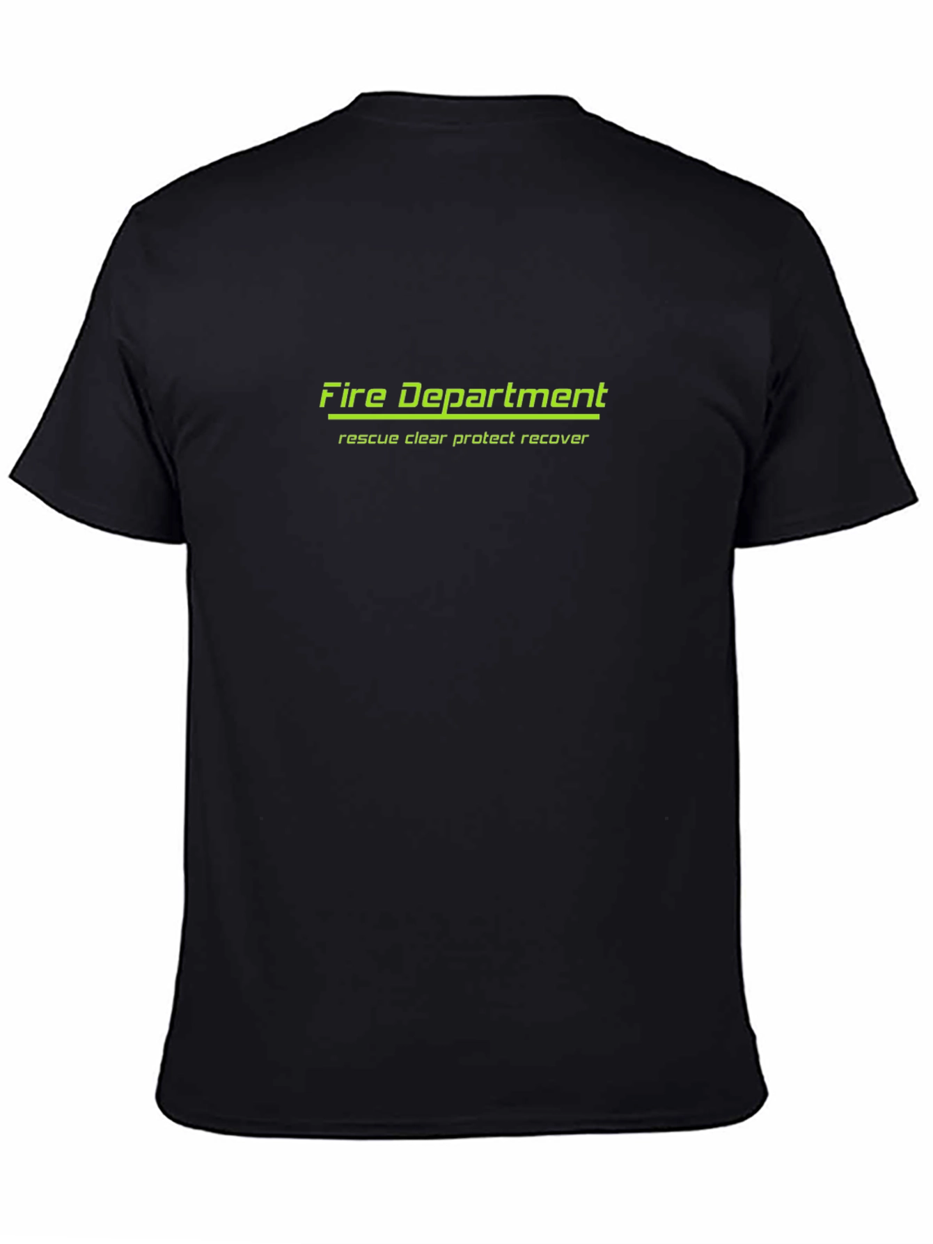 Fire Department T-Shirt - Rescue Clear Protect Recover
