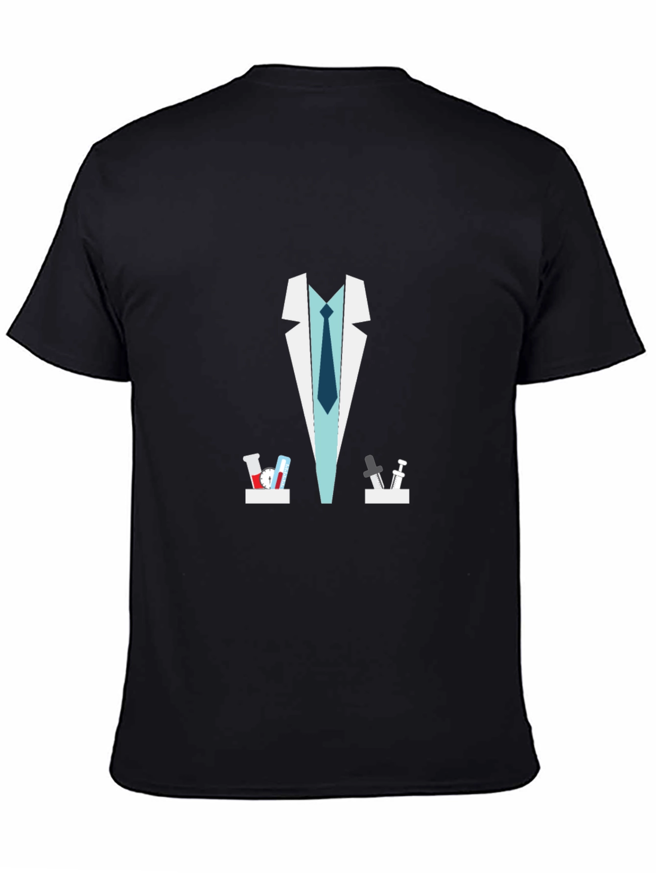 Scientist Lab Coat Graphic Novelty T-Shirt