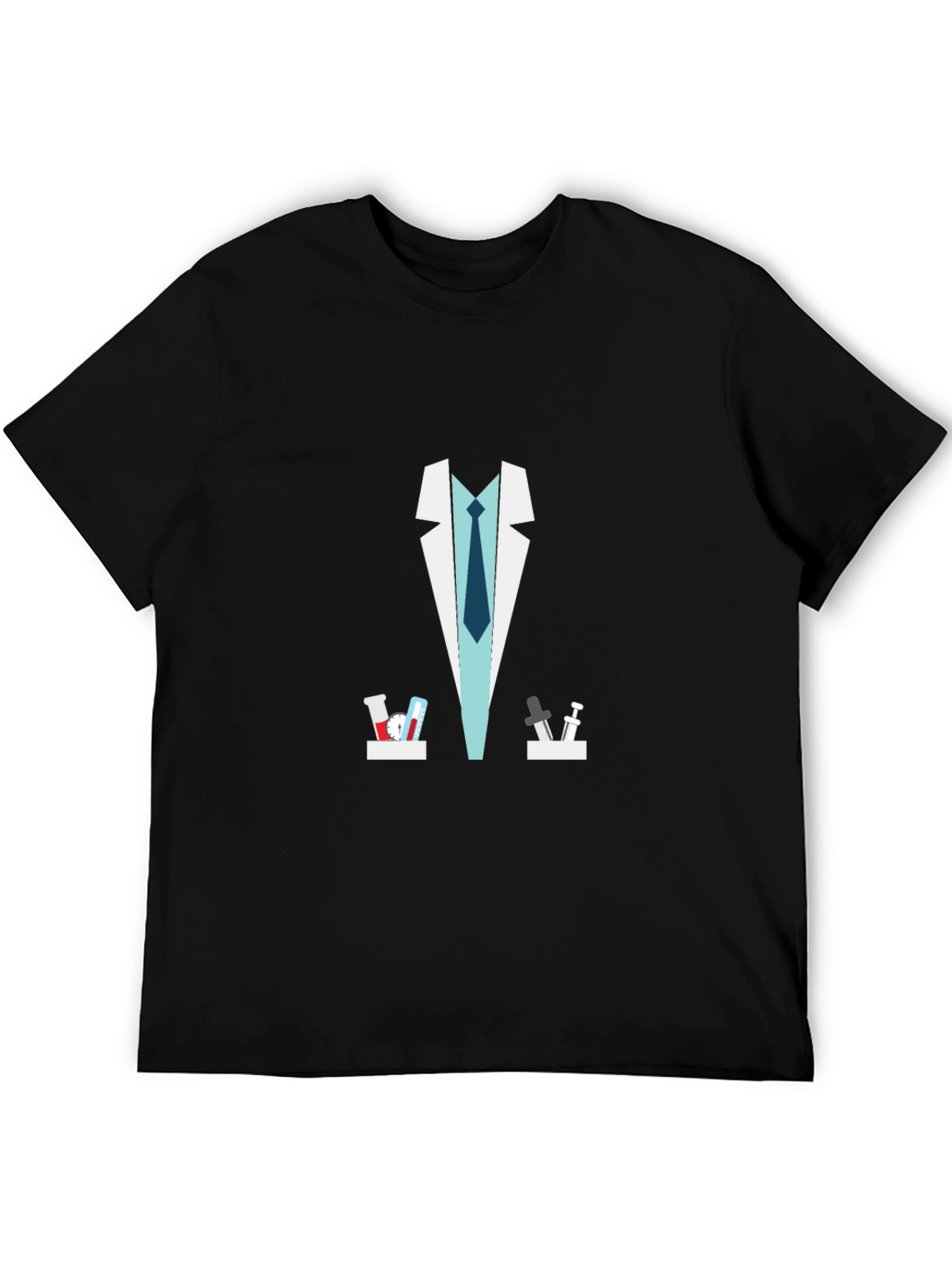 Scientist Lab Coat Graphic Novelty T-Shirt