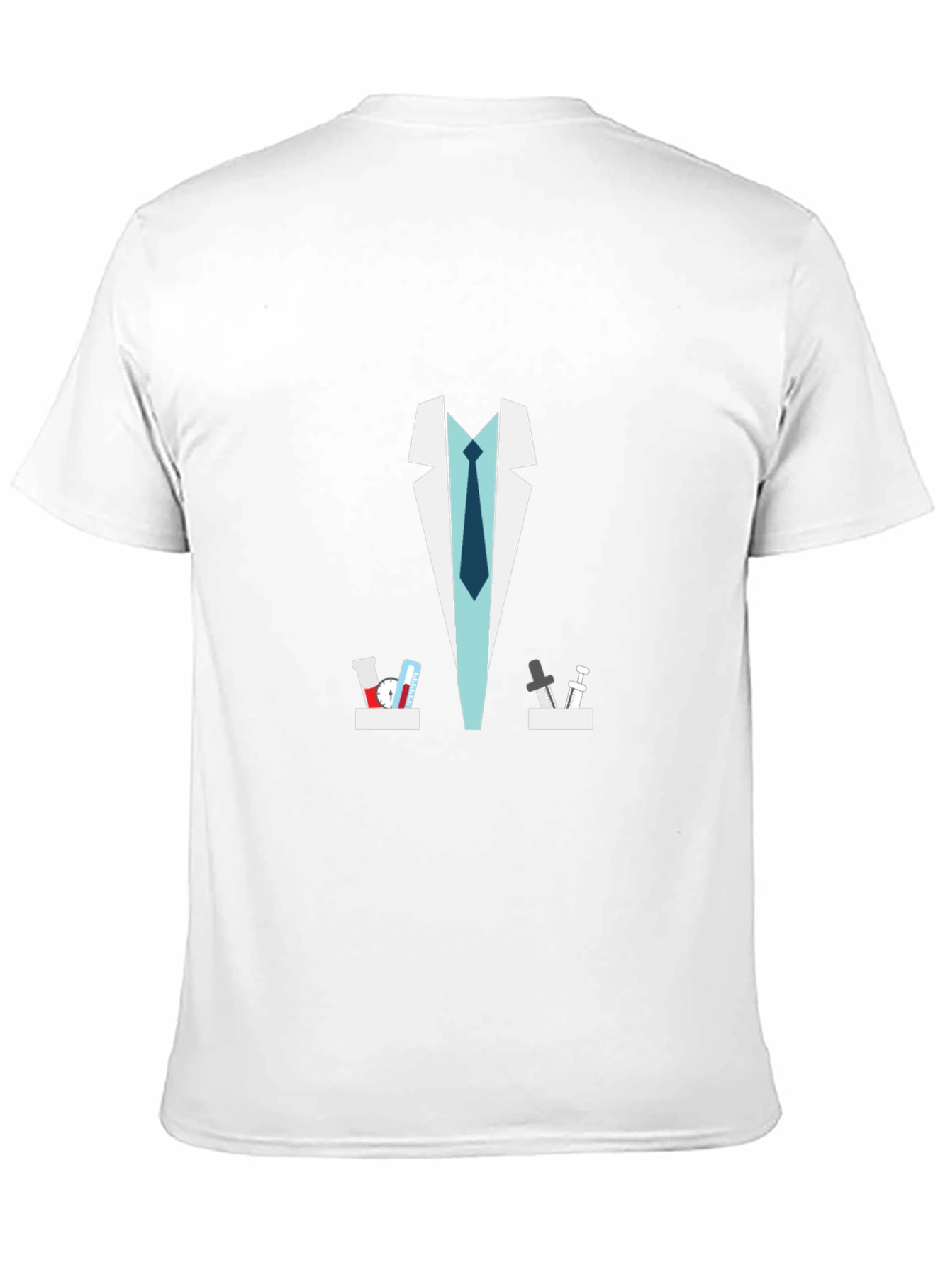 Scientist Lab Coat Graphic Novelty T-Shirt