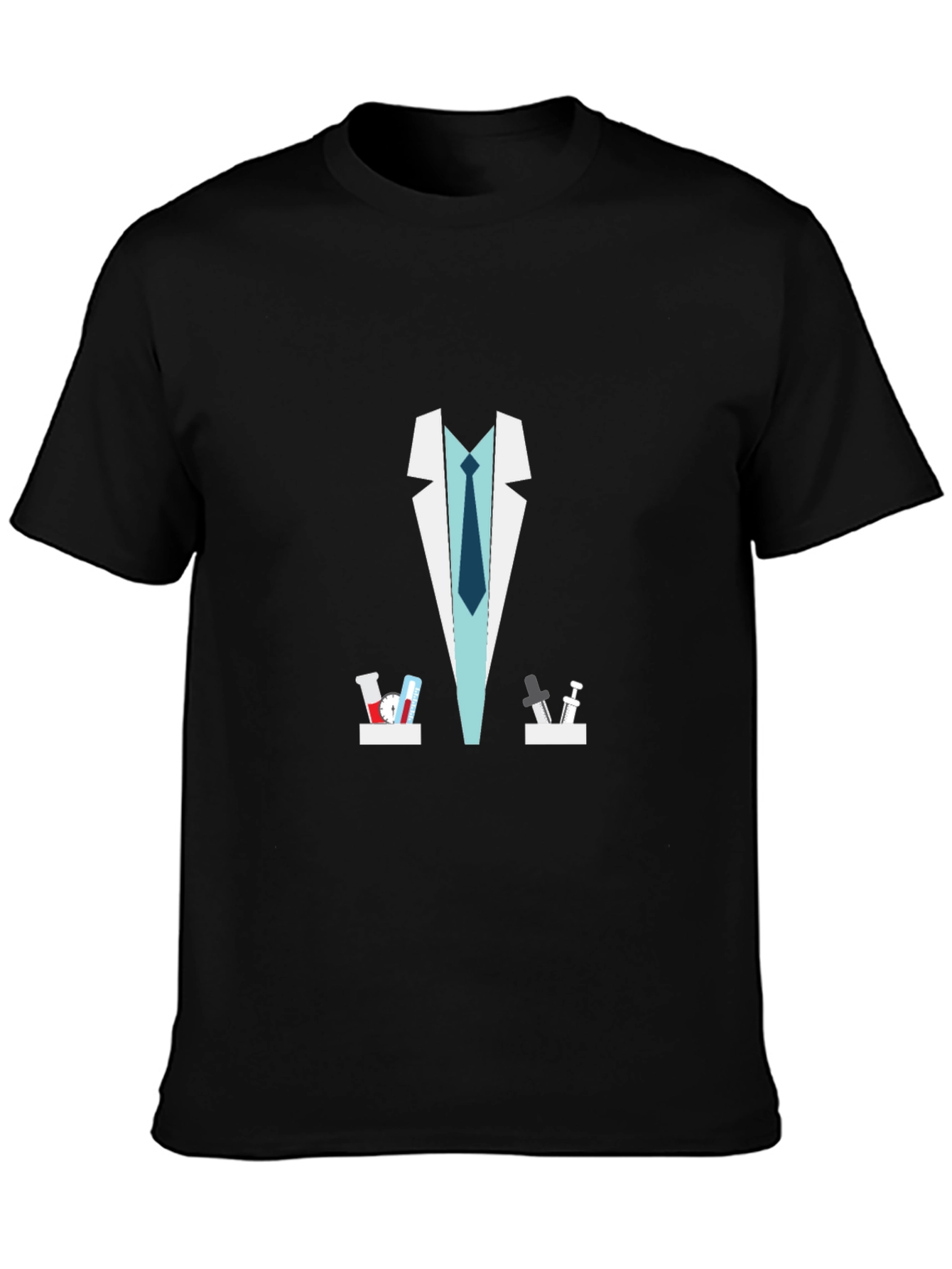 Scientist Lab Coat Graphic Novelty T-Shirt