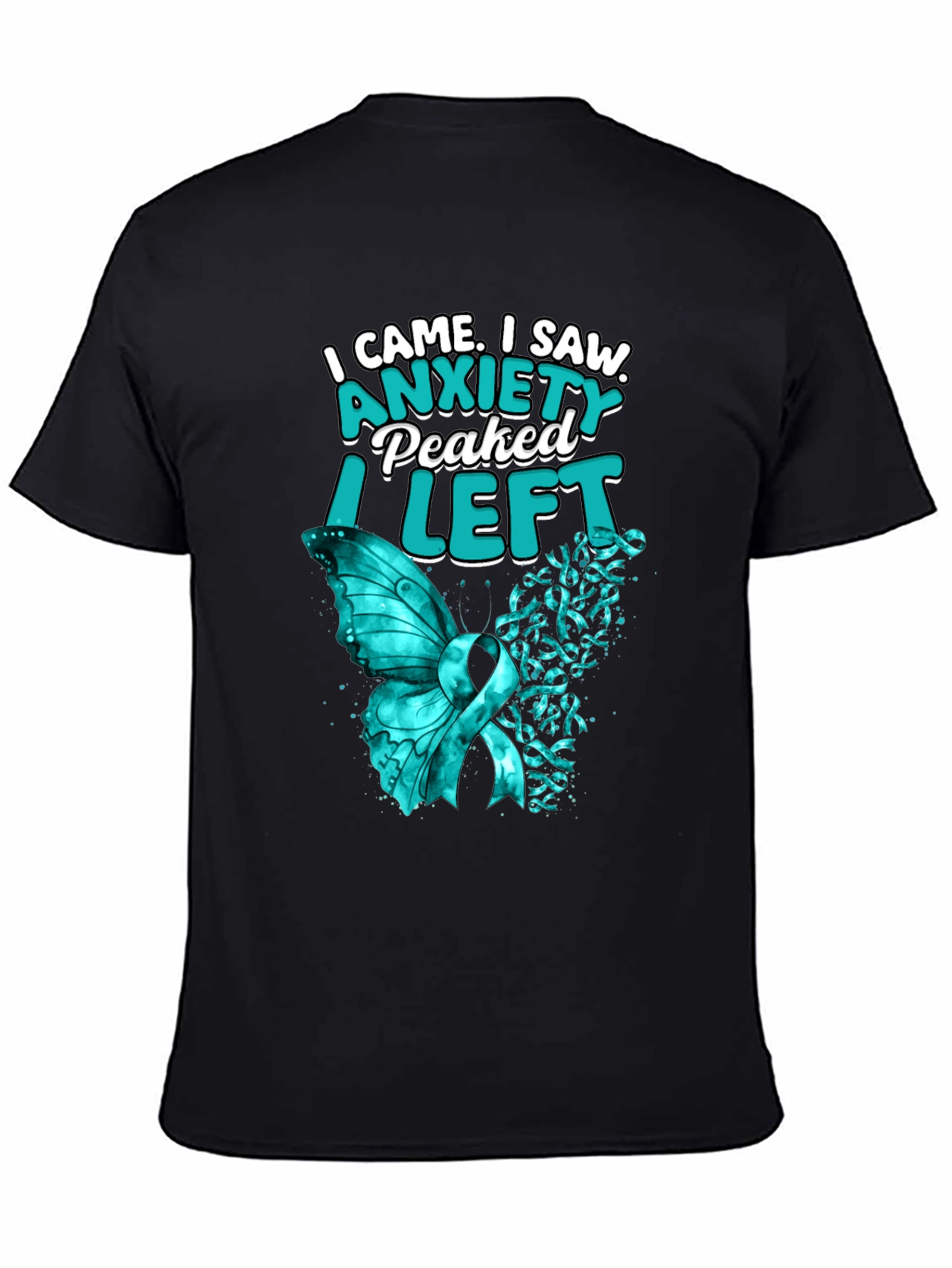 Anxiety Peaked T-Shirt - Trendy Graphic Tee
