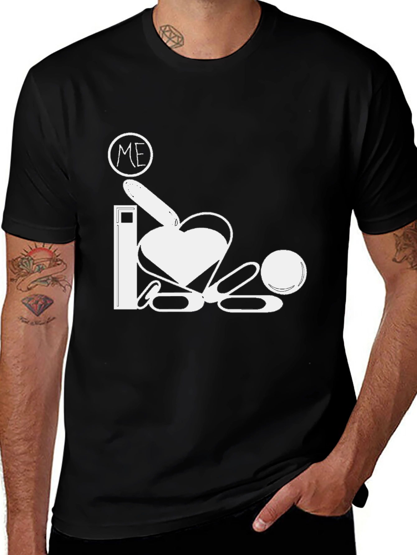 Funny I Love Blow Jobs Black Graphic Tee