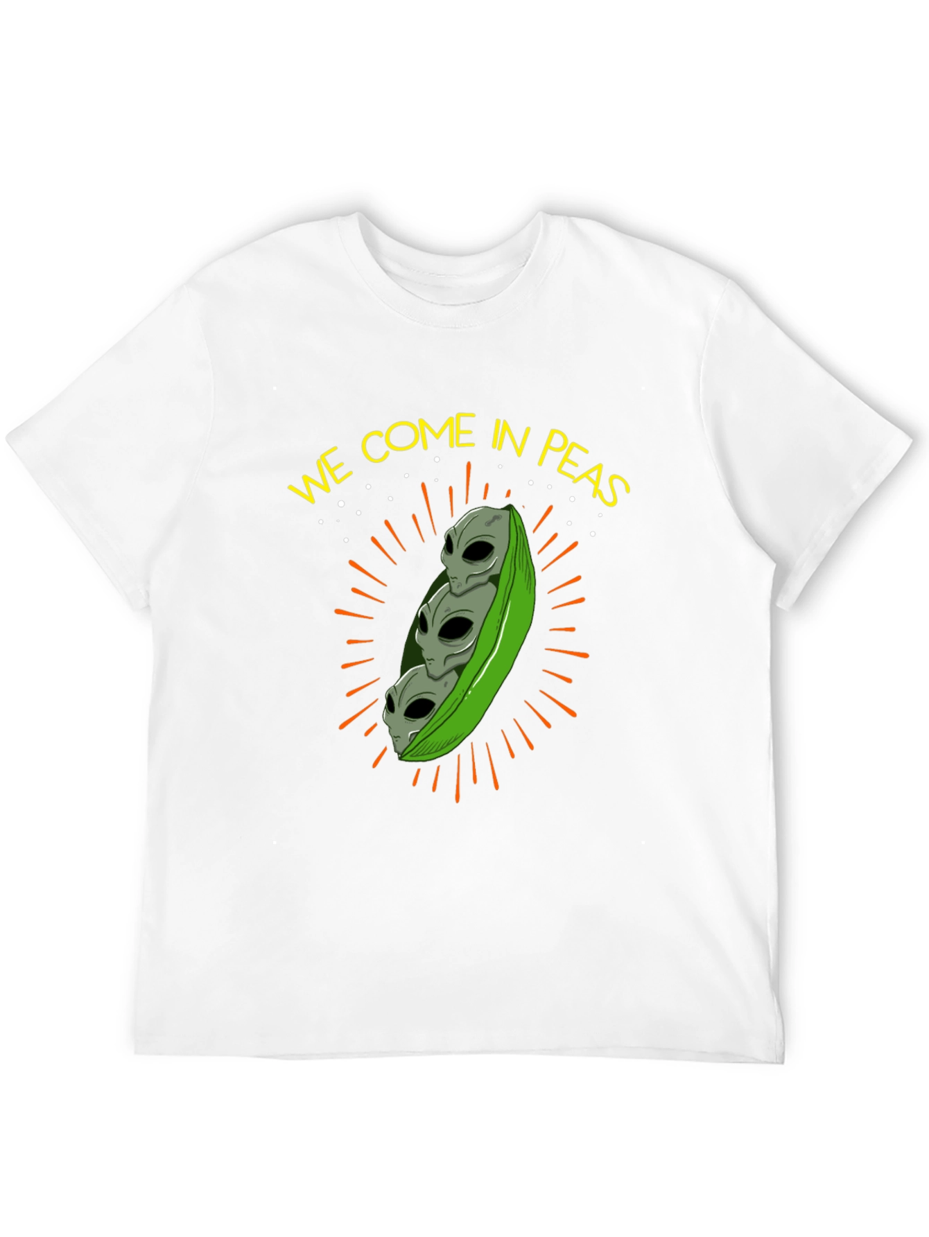 We Come In Peas Alien T-Shirt