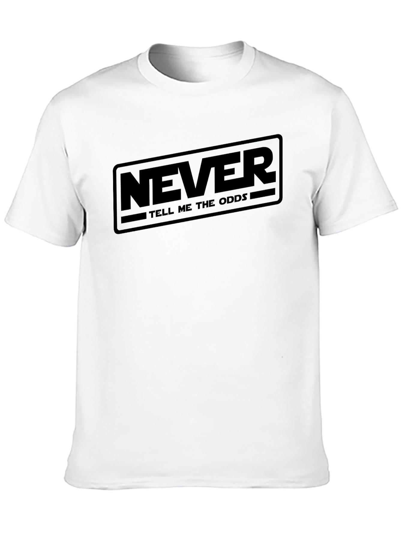 Never Tell Me the Odds Graphic T-Shirt - Black