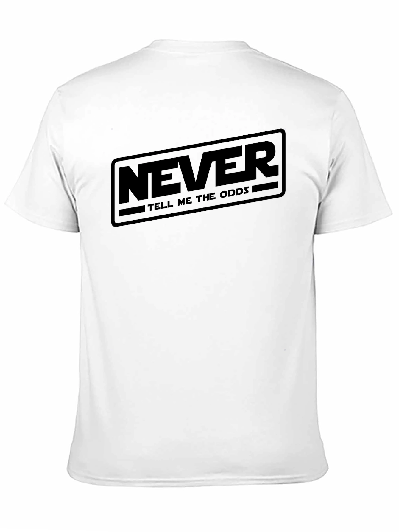 Never Tell Me the Odds Graphic T-Shirt - Black
