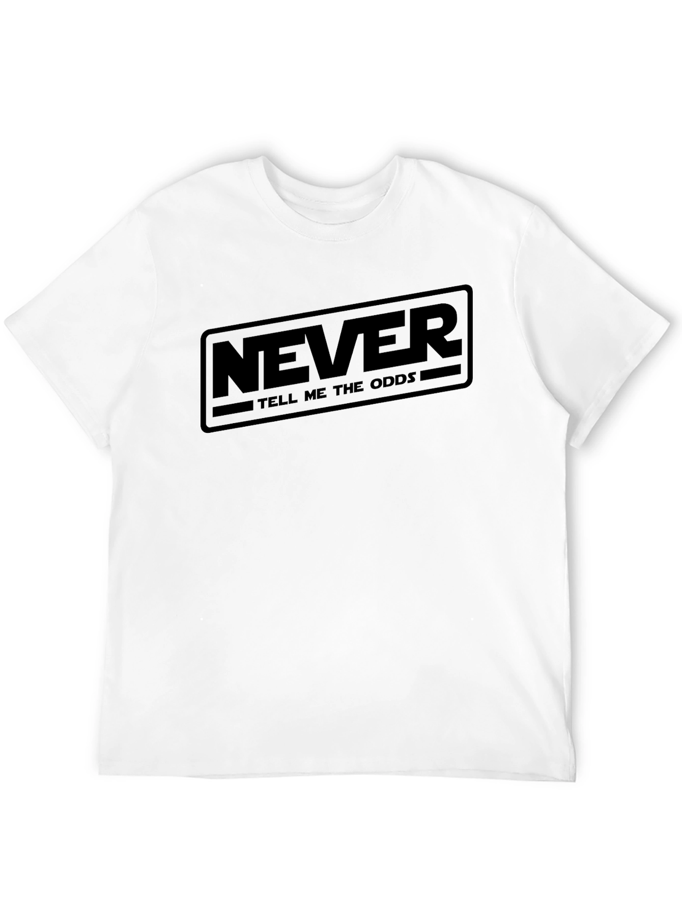 Never Tell Me the Odds Graphic T-Shirt - Black