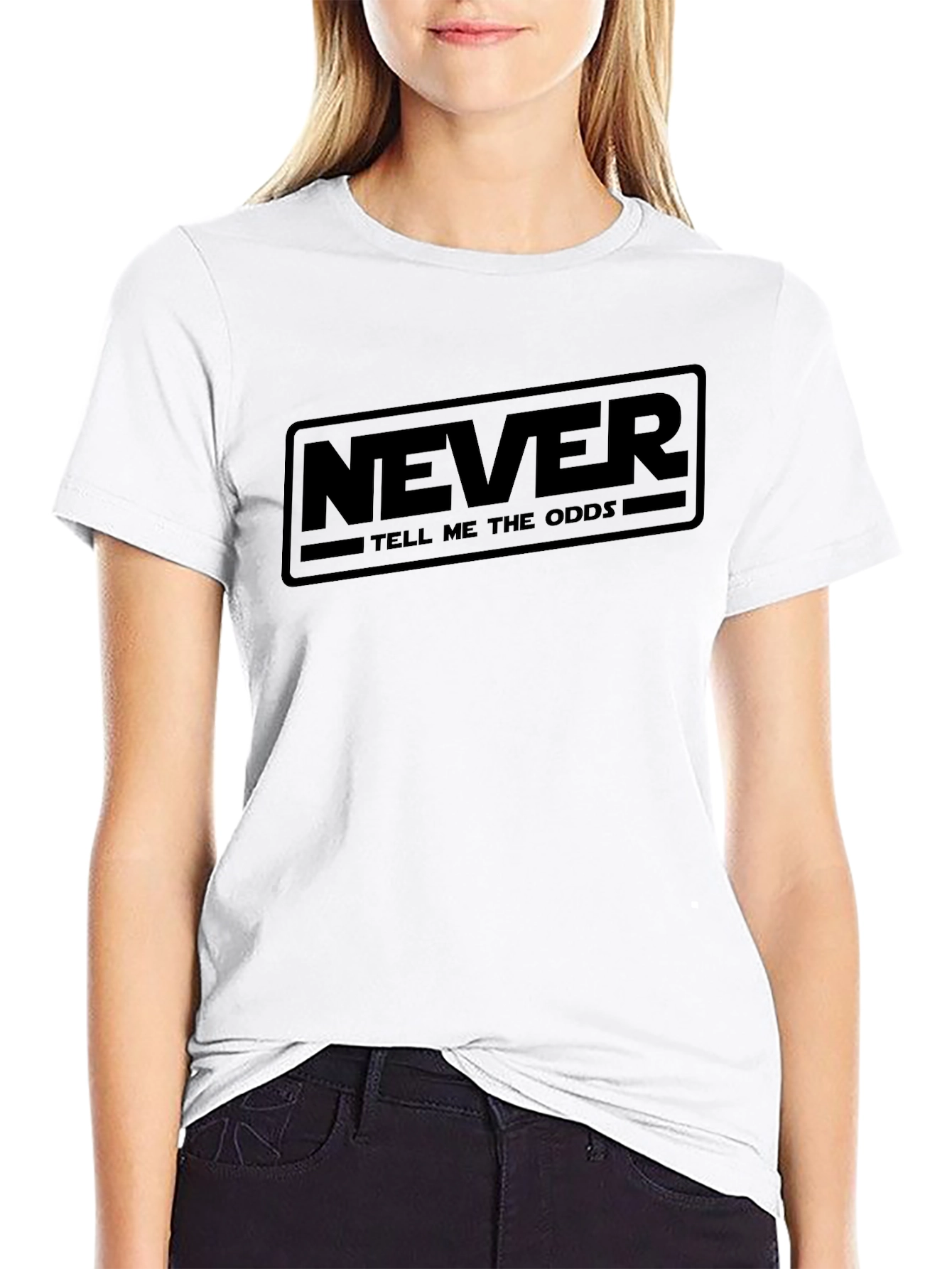 Never Tell Me the Odds Graphic T-Shirt - Black