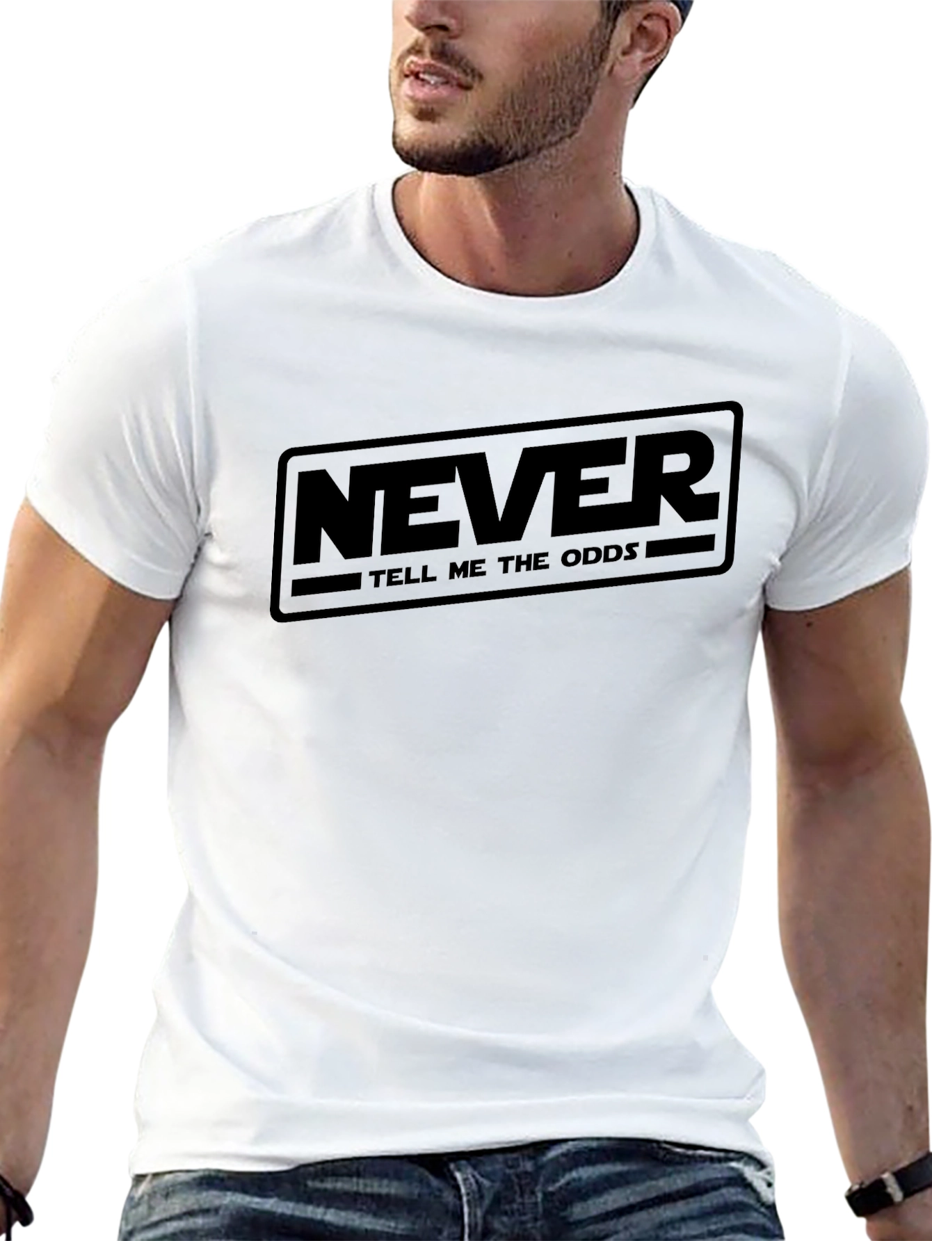 Never Tell Me the Odds Graphic T-Shirt - Black