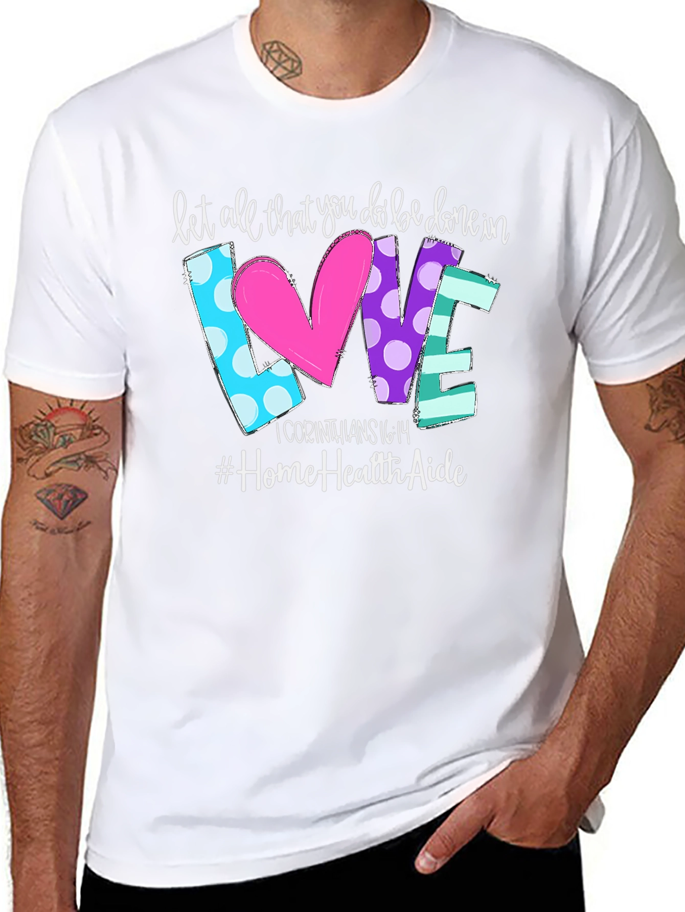 Love Home Health Aide T-Shirt