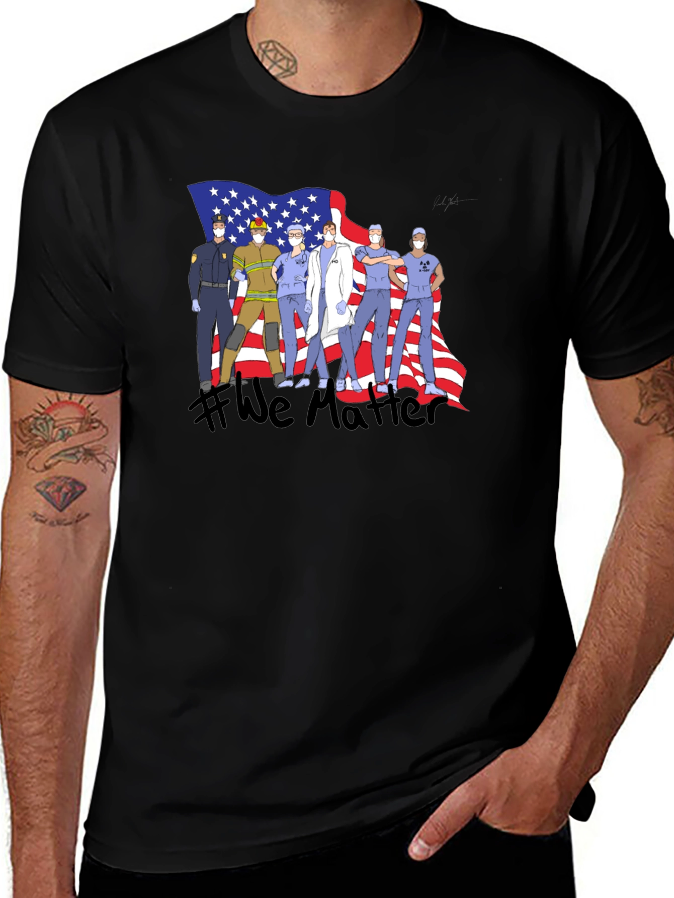 Essential Workers Graphic Tee