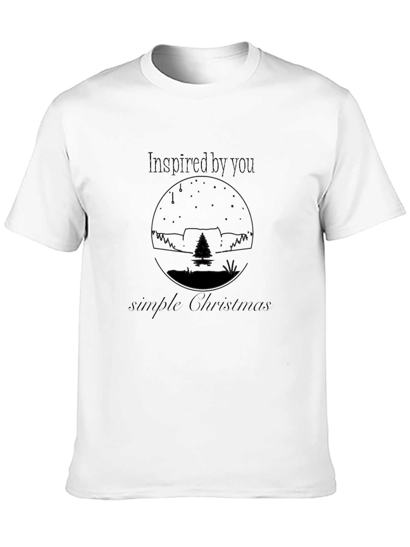 Inspired by You Simple Christmas T-Shirt