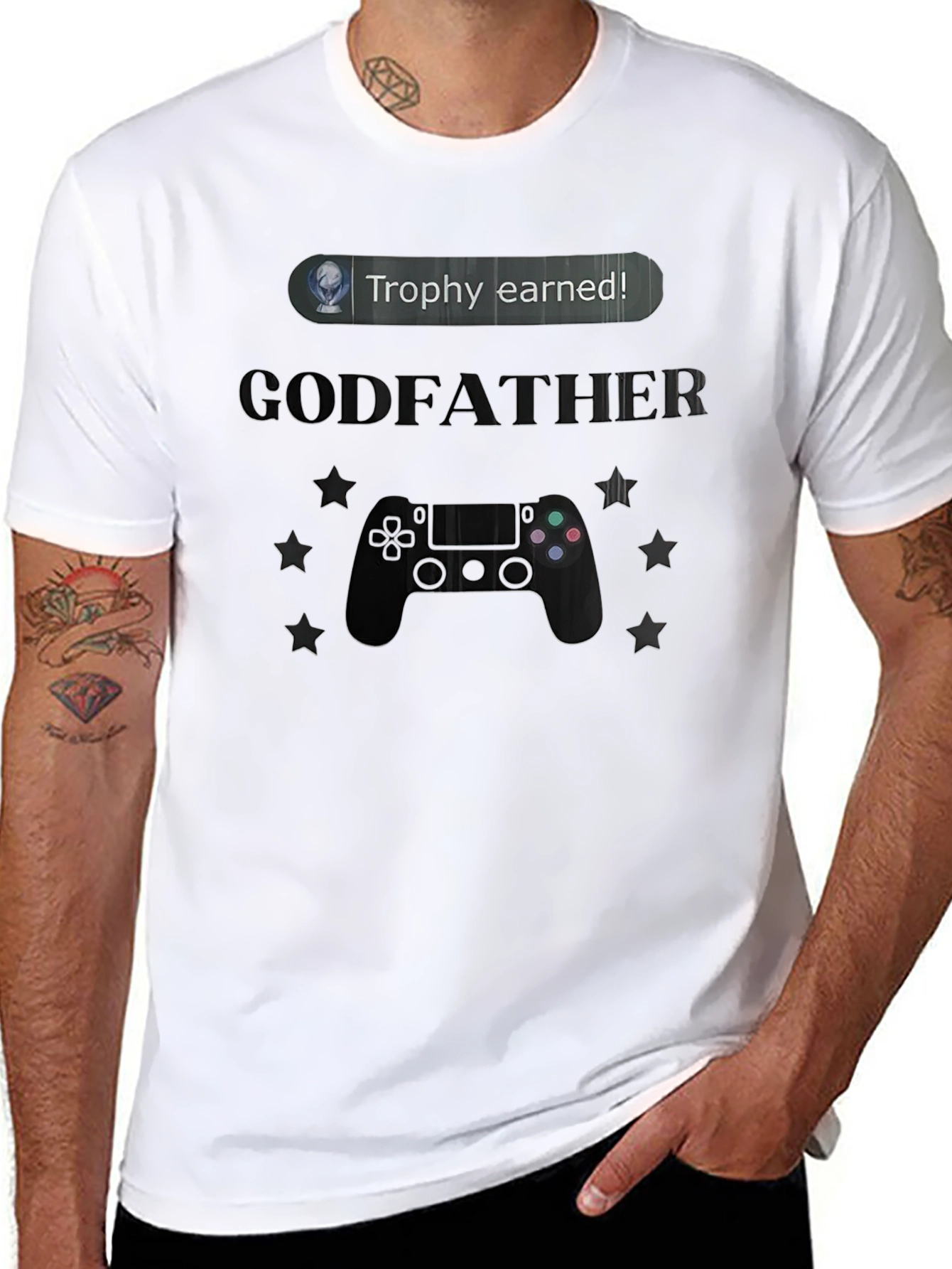 Godfather Trophy Earned Black T-Shirt