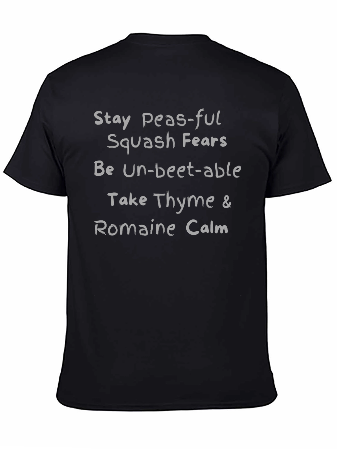 Stay Peas-ful Funny Food Pun T-Shirt