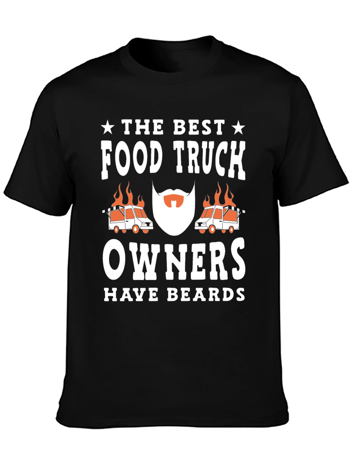 Food Truck Owner Beard Graphic T-Shirt
