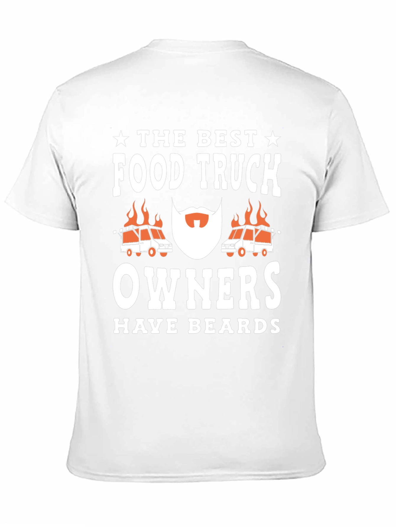 Food Truck Owner Beard Graphic T-Shirt