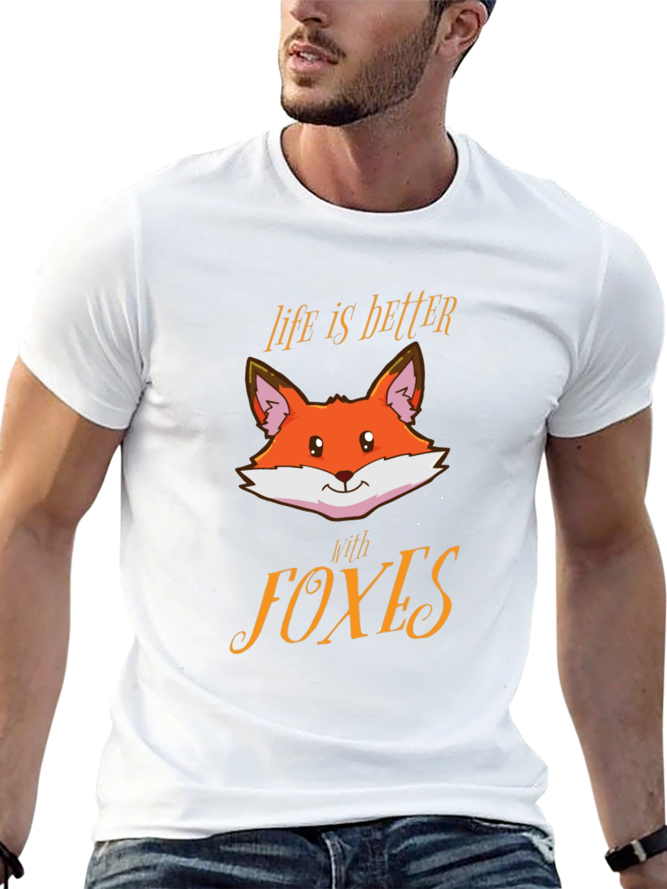 Life is Better with Foxes Graphic Tee