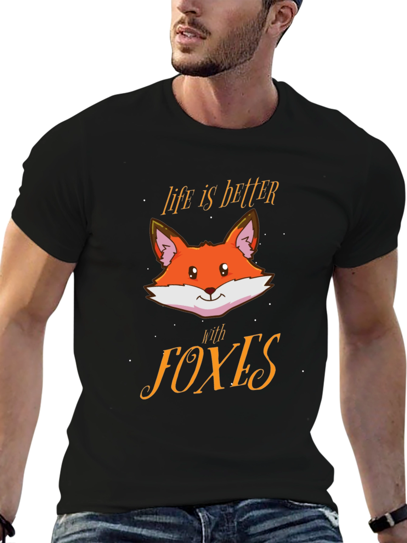 Life is Better with Foxes Graphic Tee