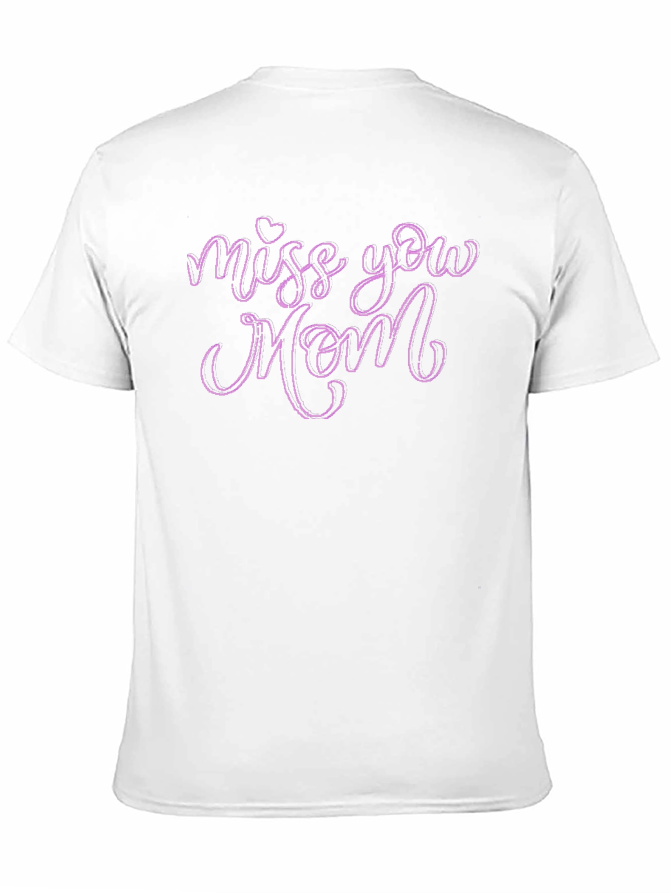 Miss You Mom Black T-Shirt