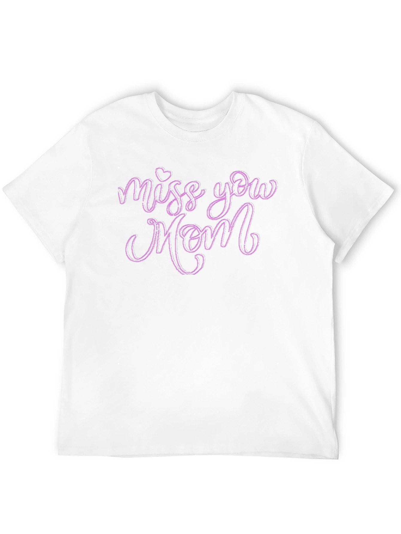 Miss You Mom Black T-Shirt