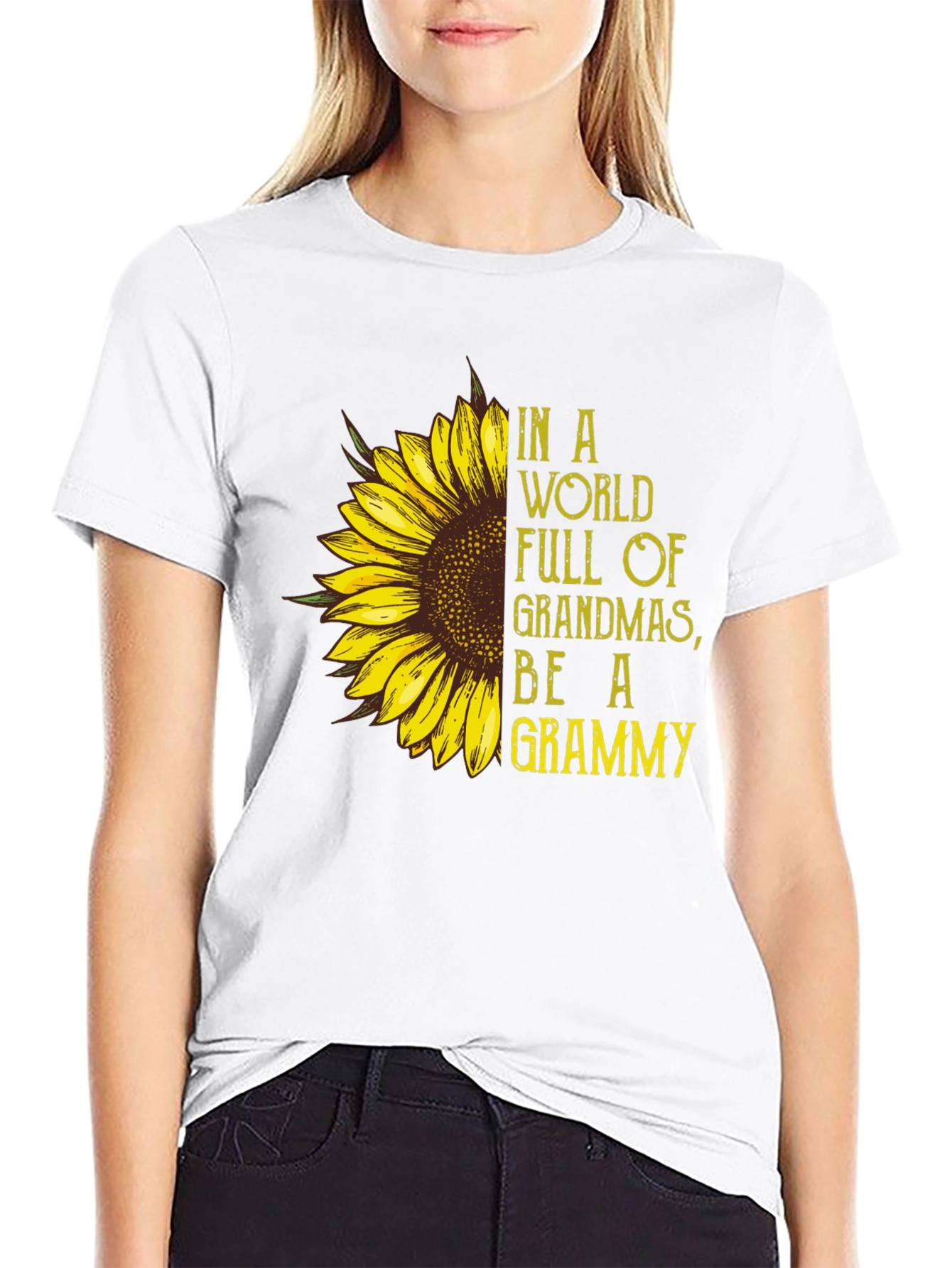 Sunflower Grammy T-Shirt - Grandma Gift Idea