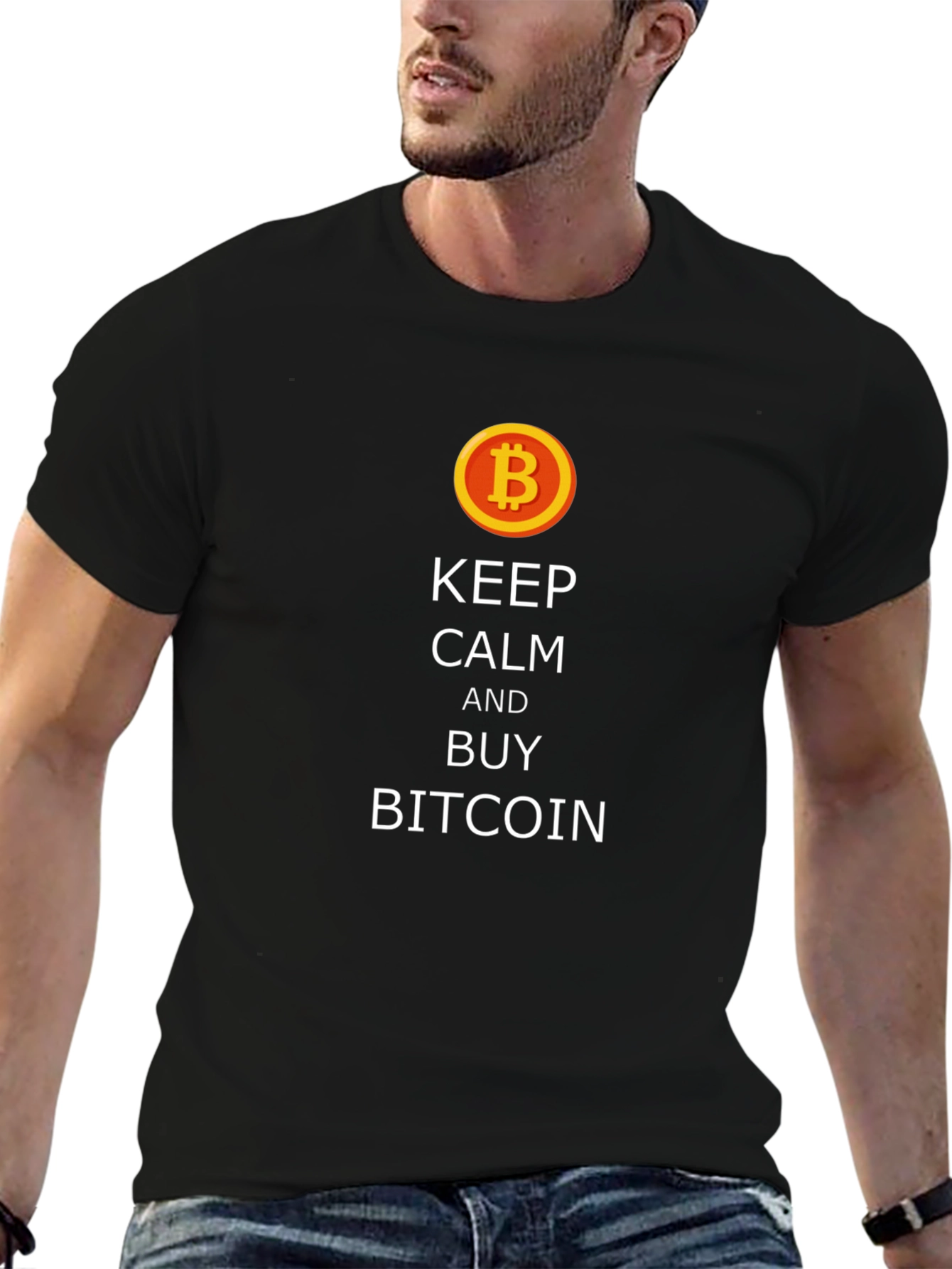 Keep Calm & Buy Bitcoin T-Shirt - Crypto Tee