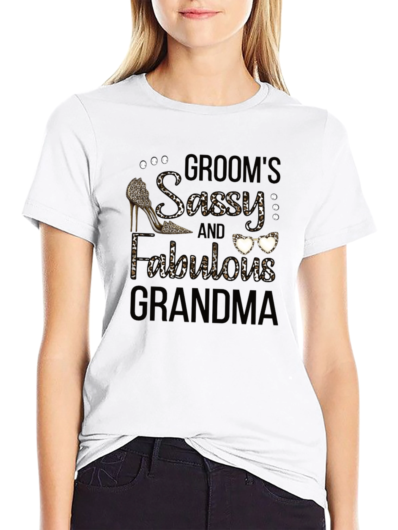Grooms Sassy and Fabulous Grandma T-Shirt