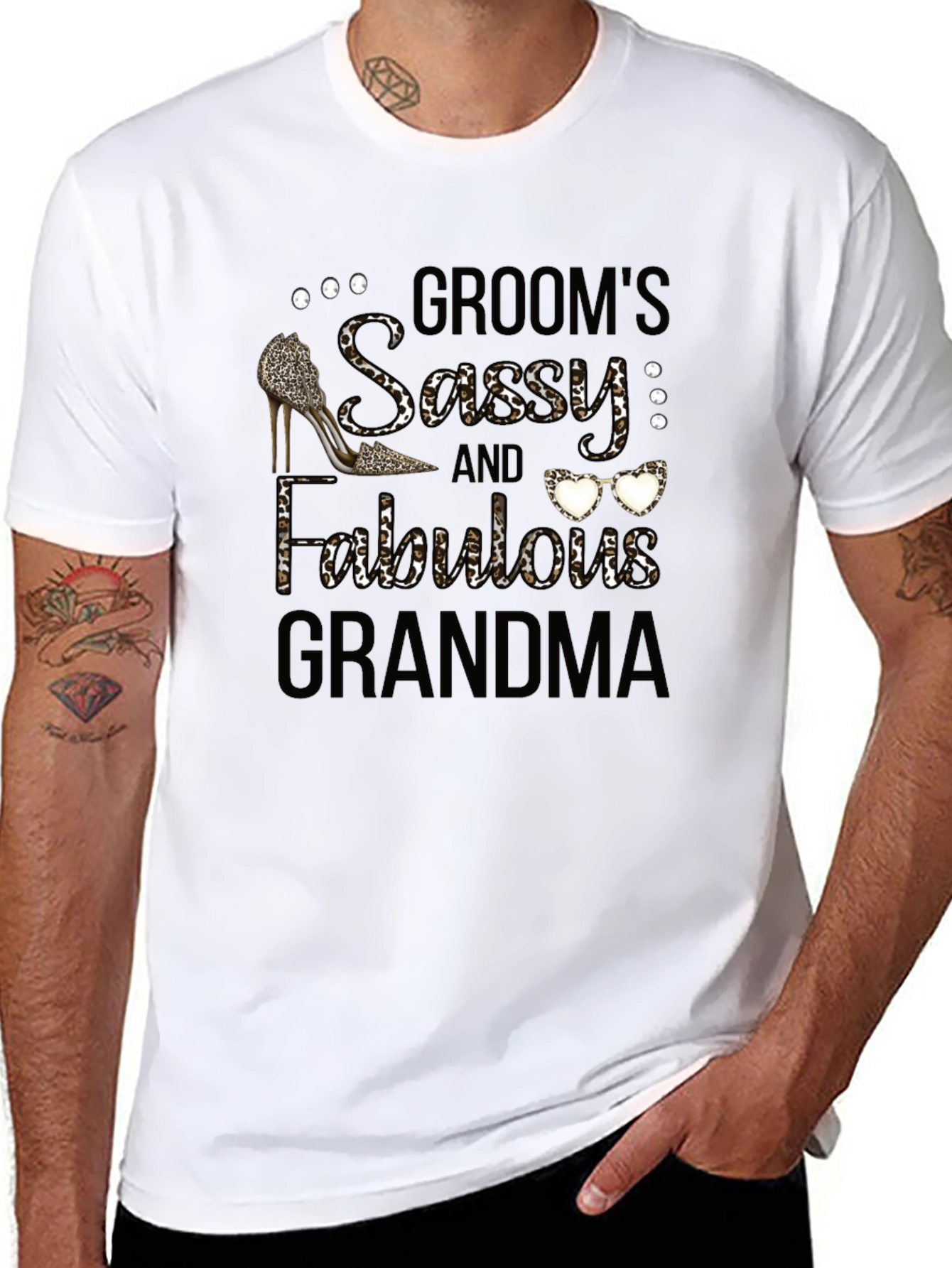 Grooms Sassy and Fabulous Grandma T-Shirt