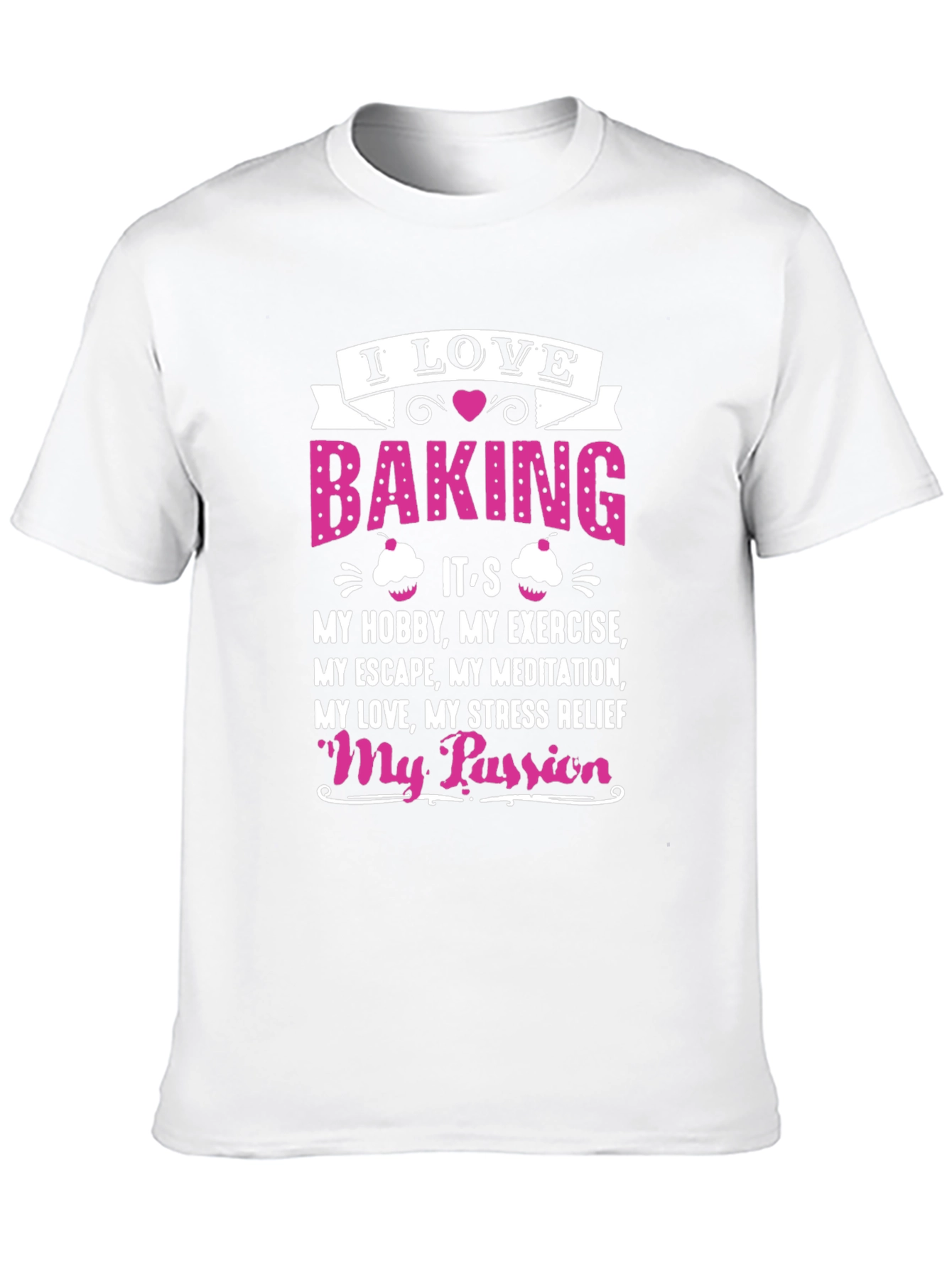 I Love Baking Black T-Shirt
