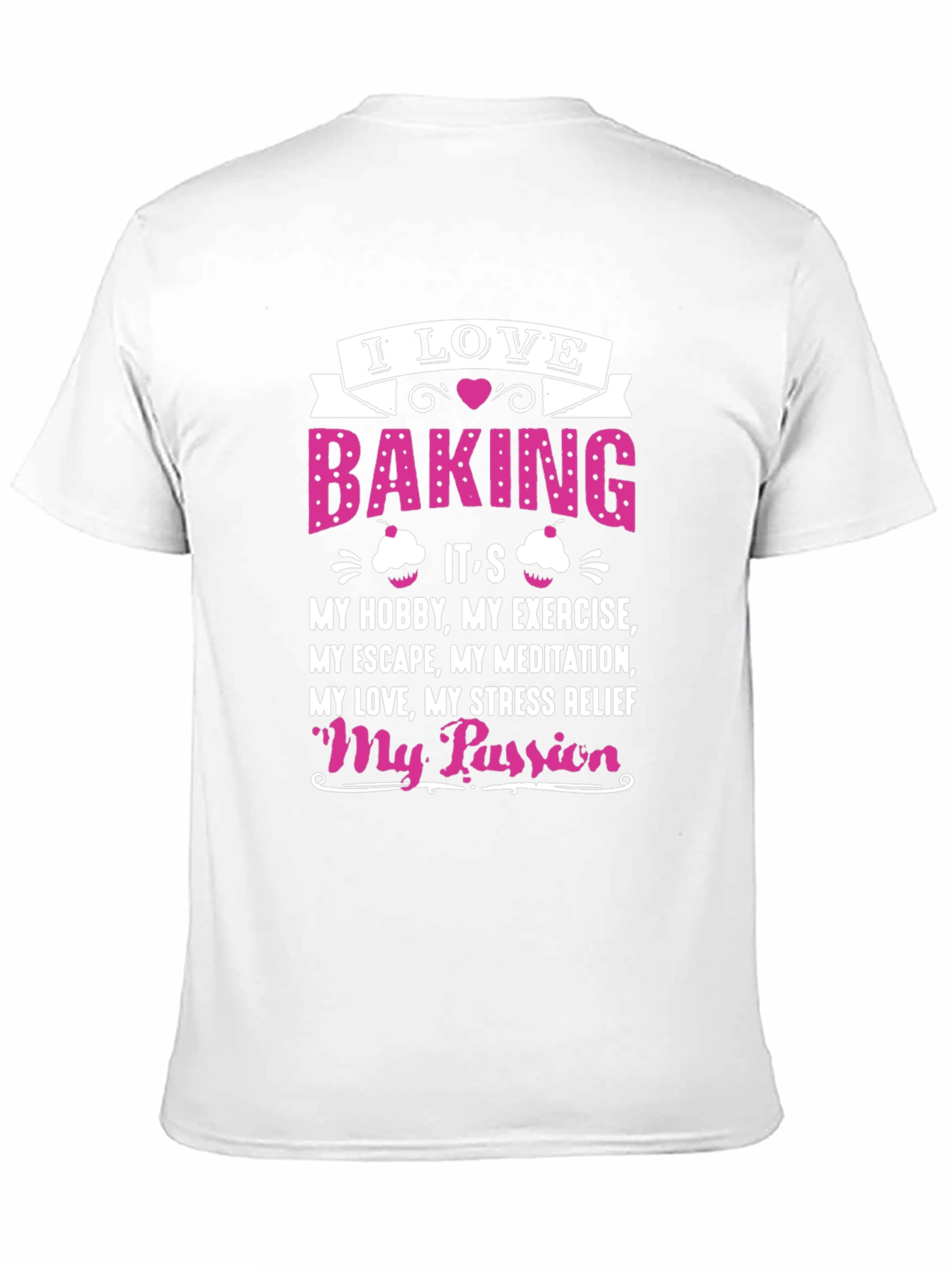 I Love Baking Black T-Shirt