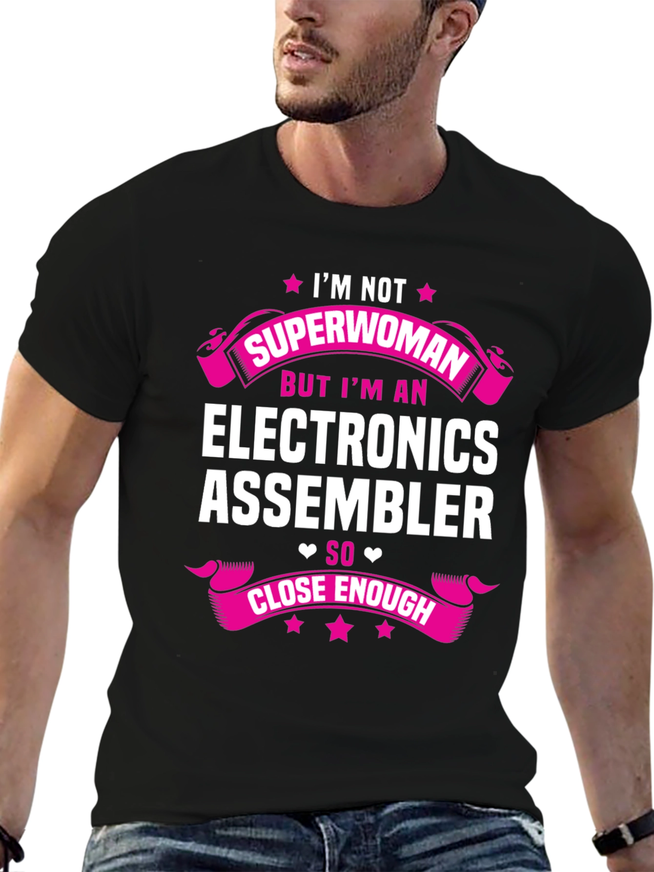 Electronics Assembler T-Shirt - Not Superwoman Funny Gift