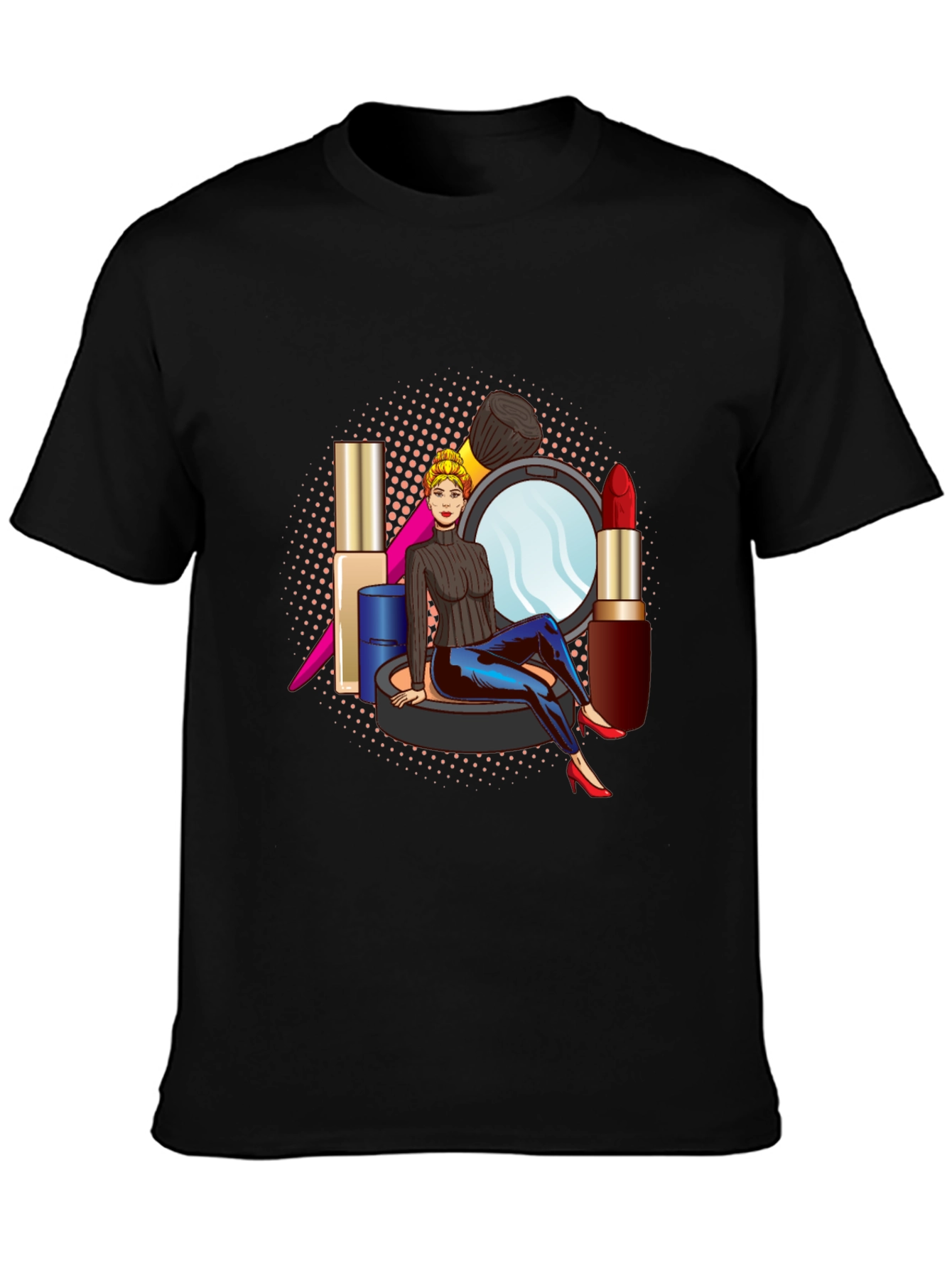 Makeup Girl Graphic Tee