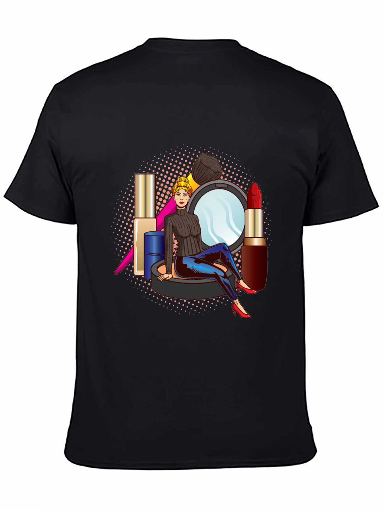 Makeup Girl Graphic Tee