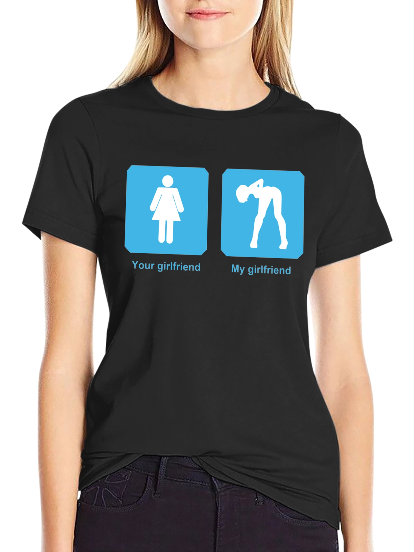 Humorous My Girlfriend Graphic Tee