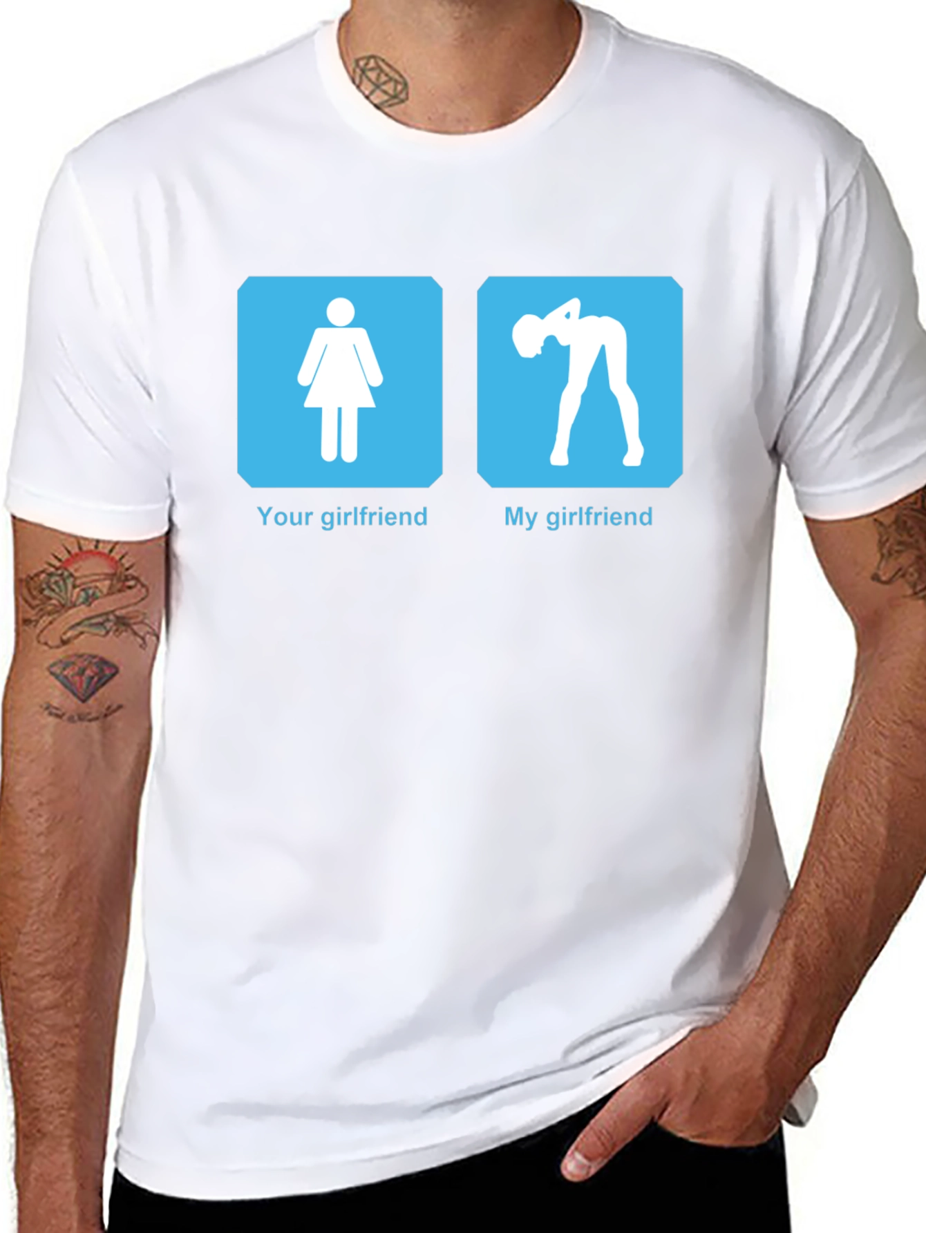 Humorous My Girlfriend Graphic Tee