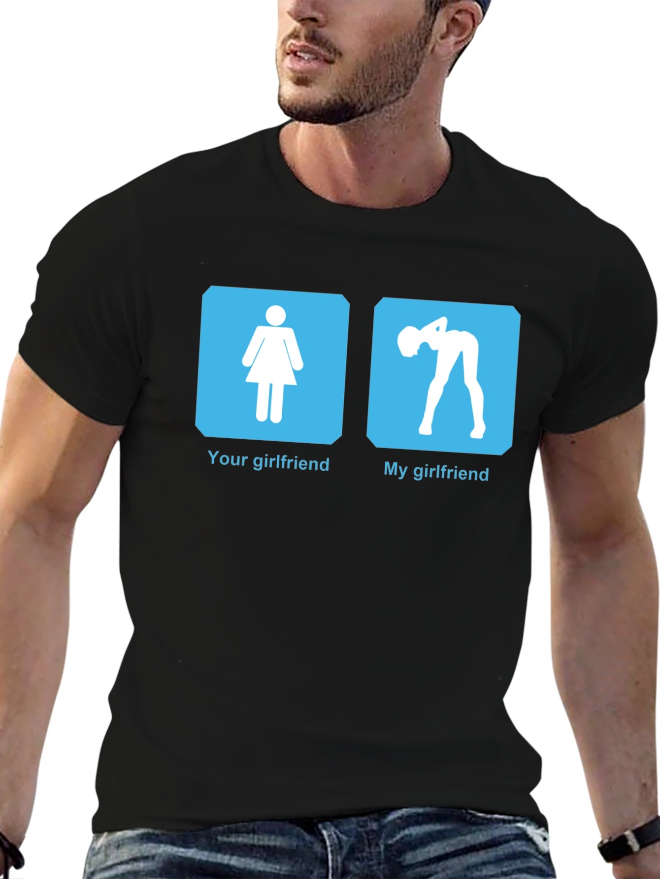 Humorous My Girlfriend Graphic Tee